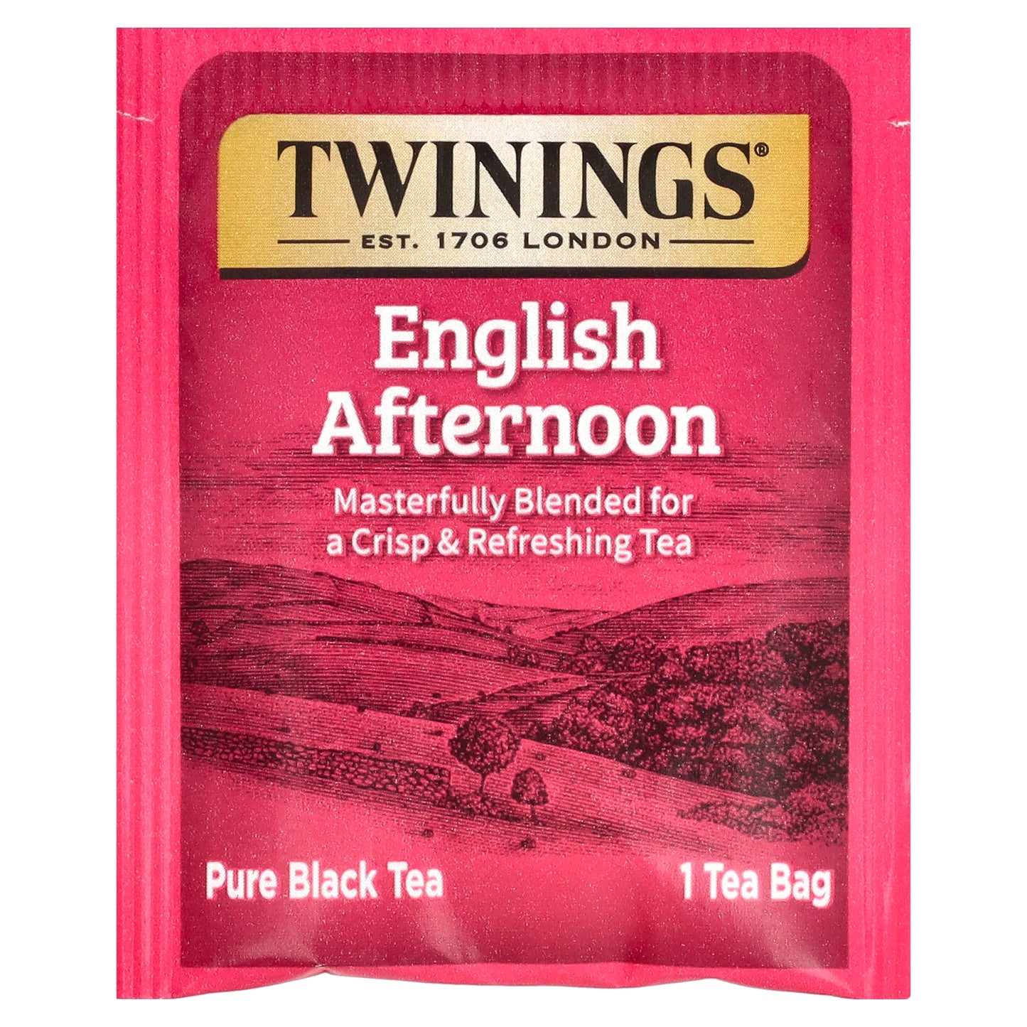 Twinings, Pure Black Tea, English Afternoon, 20 Tea Bags, 1.41 oz (40 g)
