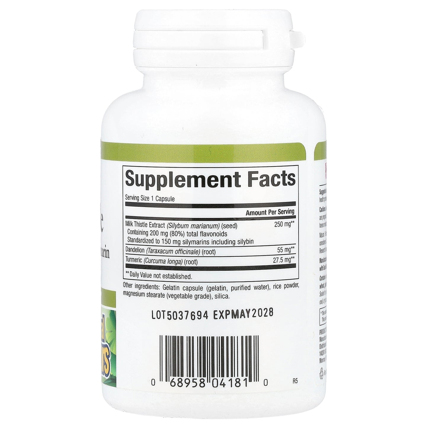 Natural Factors, Milk Thistle, 250 mg, 90 Capsules