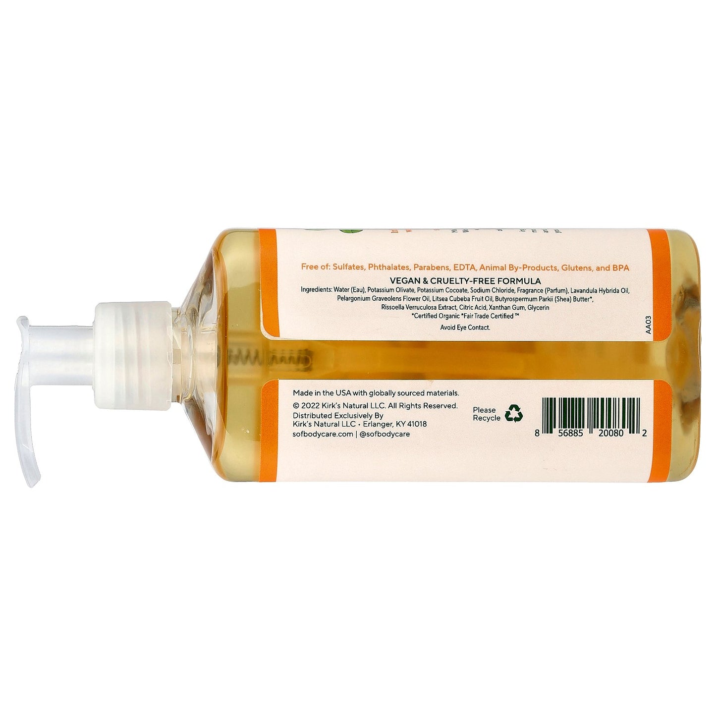 SoF, Nourishing Hand Wash, Shea Butter, 8 fl oz (236 ml)