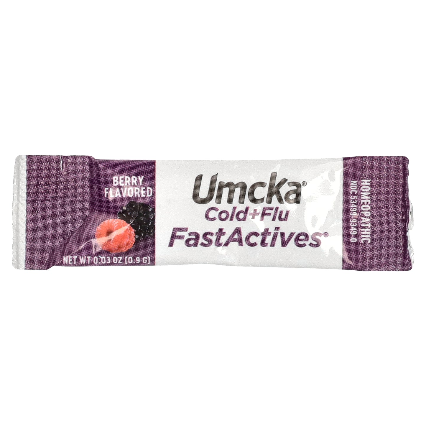 Nature's Way, Umcka®, Cold + Flu Relief Fastactives®, Ages 6+, Berry, 10 Packets, 0.03 oz (0.9 g) each