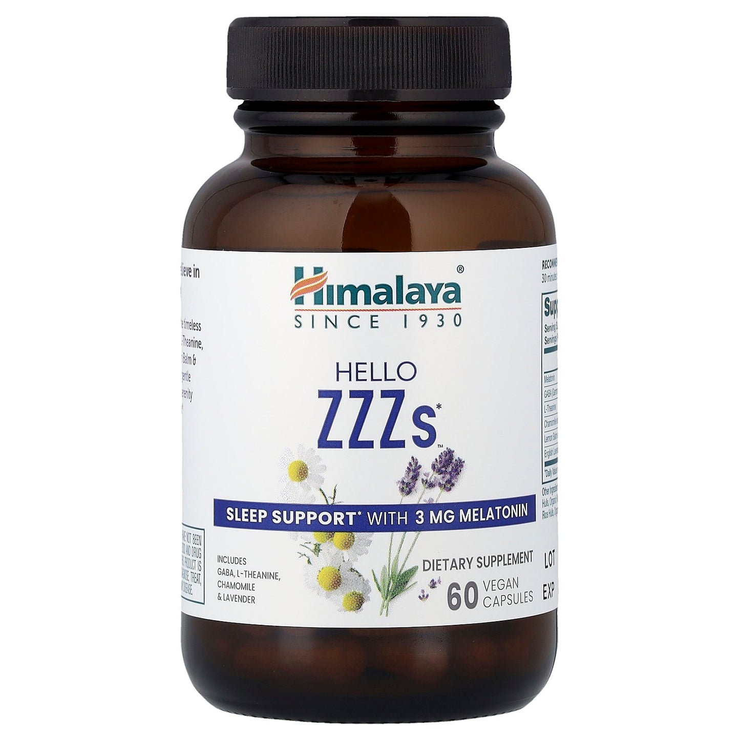 Himalaya, Hello ZZZs™, 60 Vegan Capsules