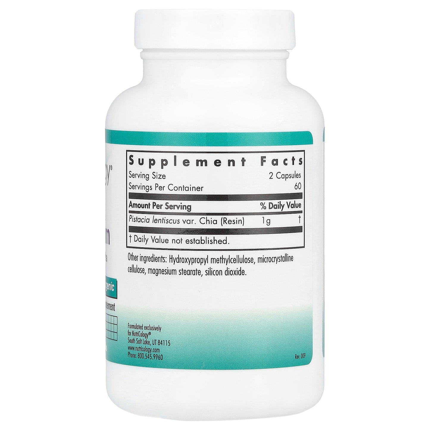 Nutricology, Mastic Gum, 120 Vegetarian Capsules (0.5 g per Capsule)