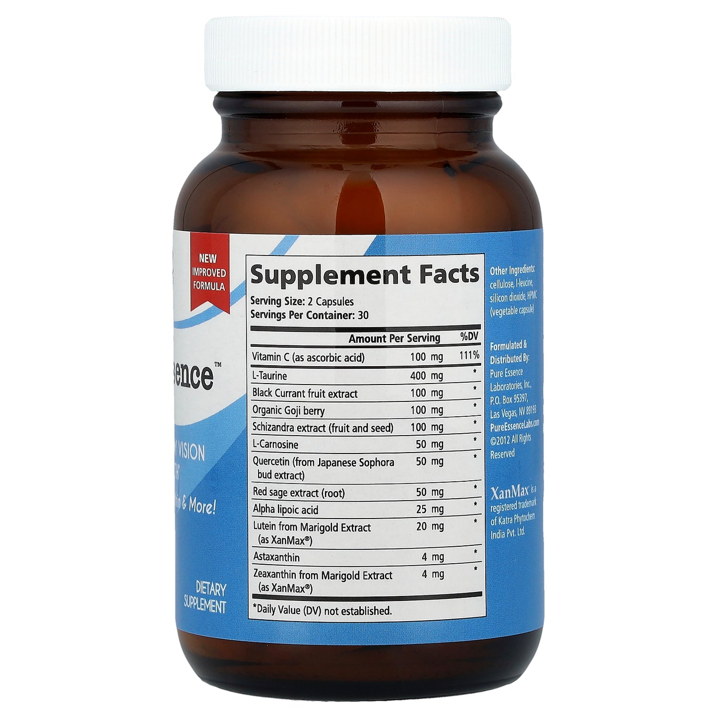 Pure Essence, VisionEssence™, 60 Vegi-Caps