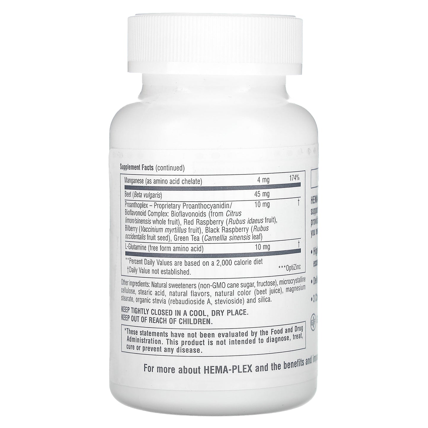 NaturesPlus, Hema-Plex Iron Chewables, Mixed Berry, 60 Chewable Tablets