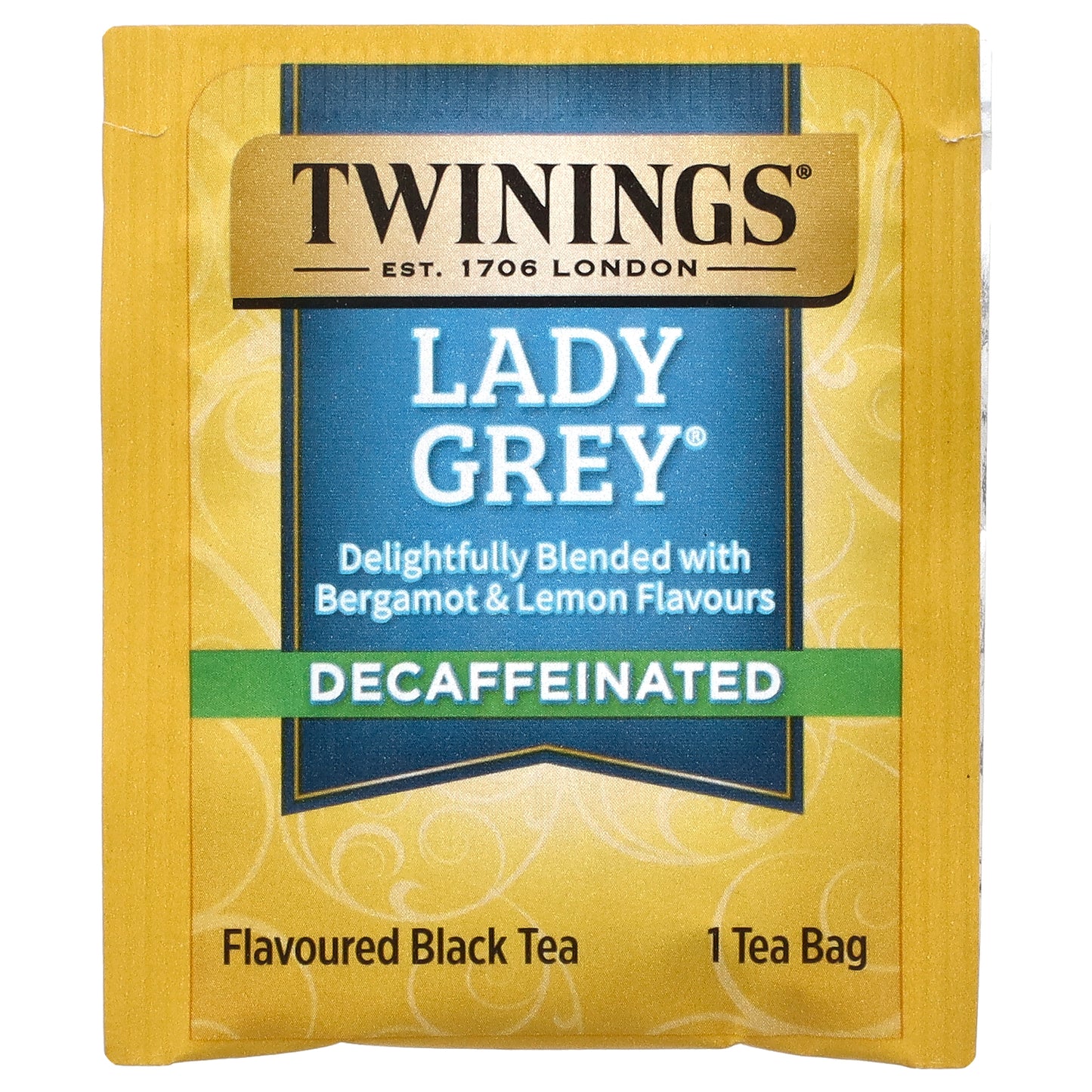 Twinings, Flavored Black Tea, Lady Grey®, Decaffeinated, 20 Tea Bags, 1.41 oz (40 g)