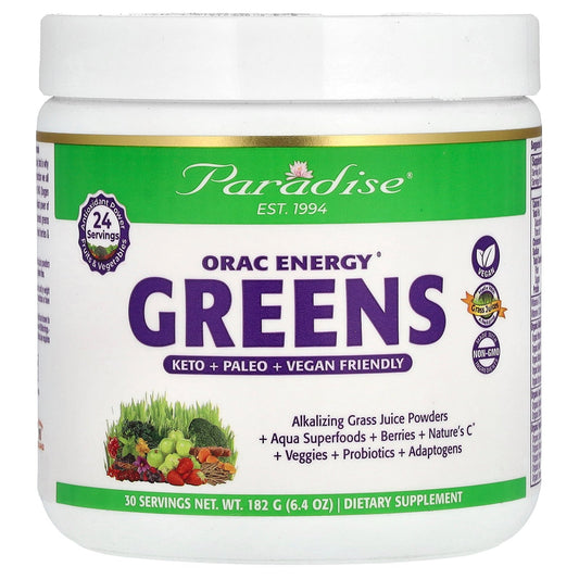 Paradise Herbs, ORAC Energy Greens, 6.4 oz (182 g)