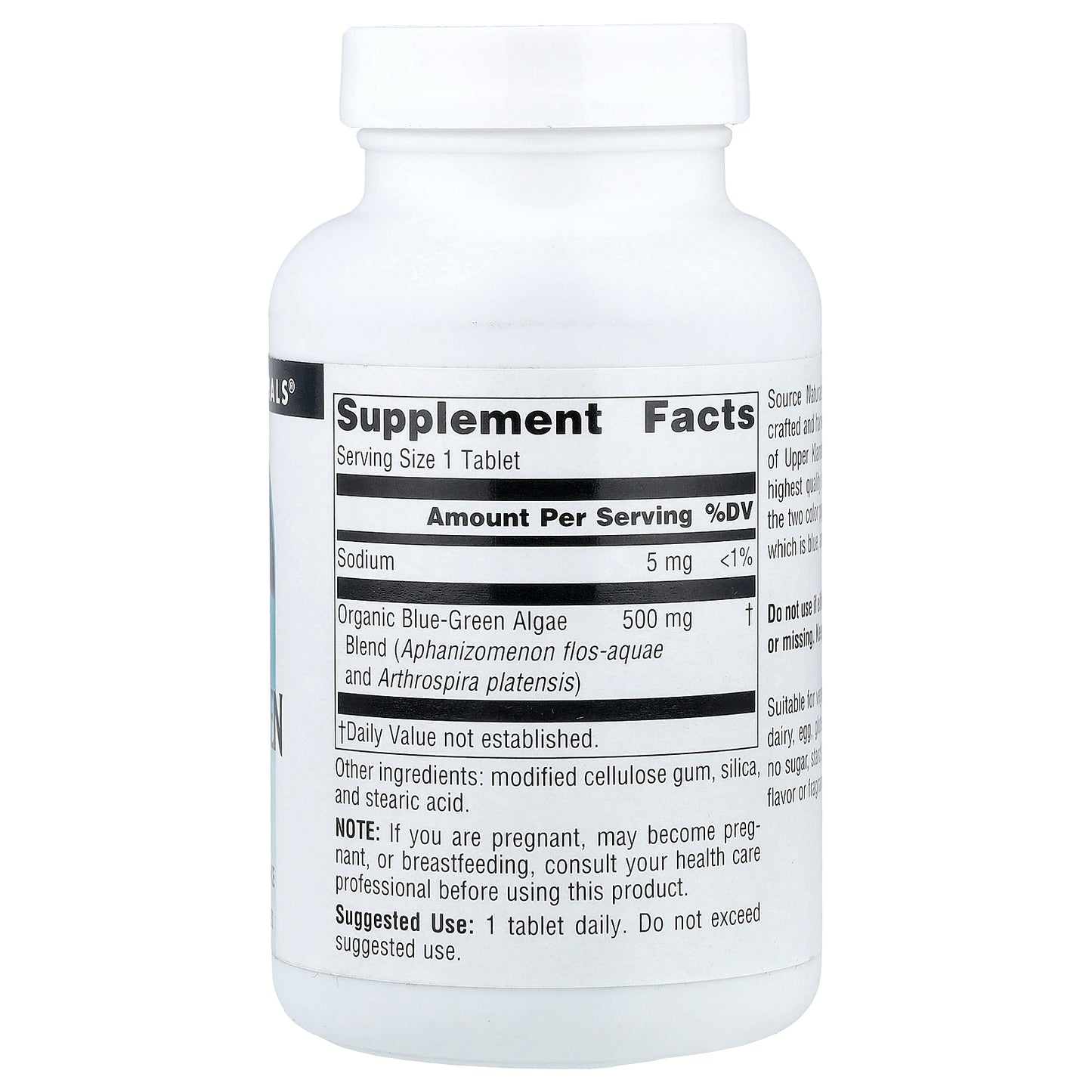 Source Naturals, Blue-Green Algae, 500 mg, 200 Tablets