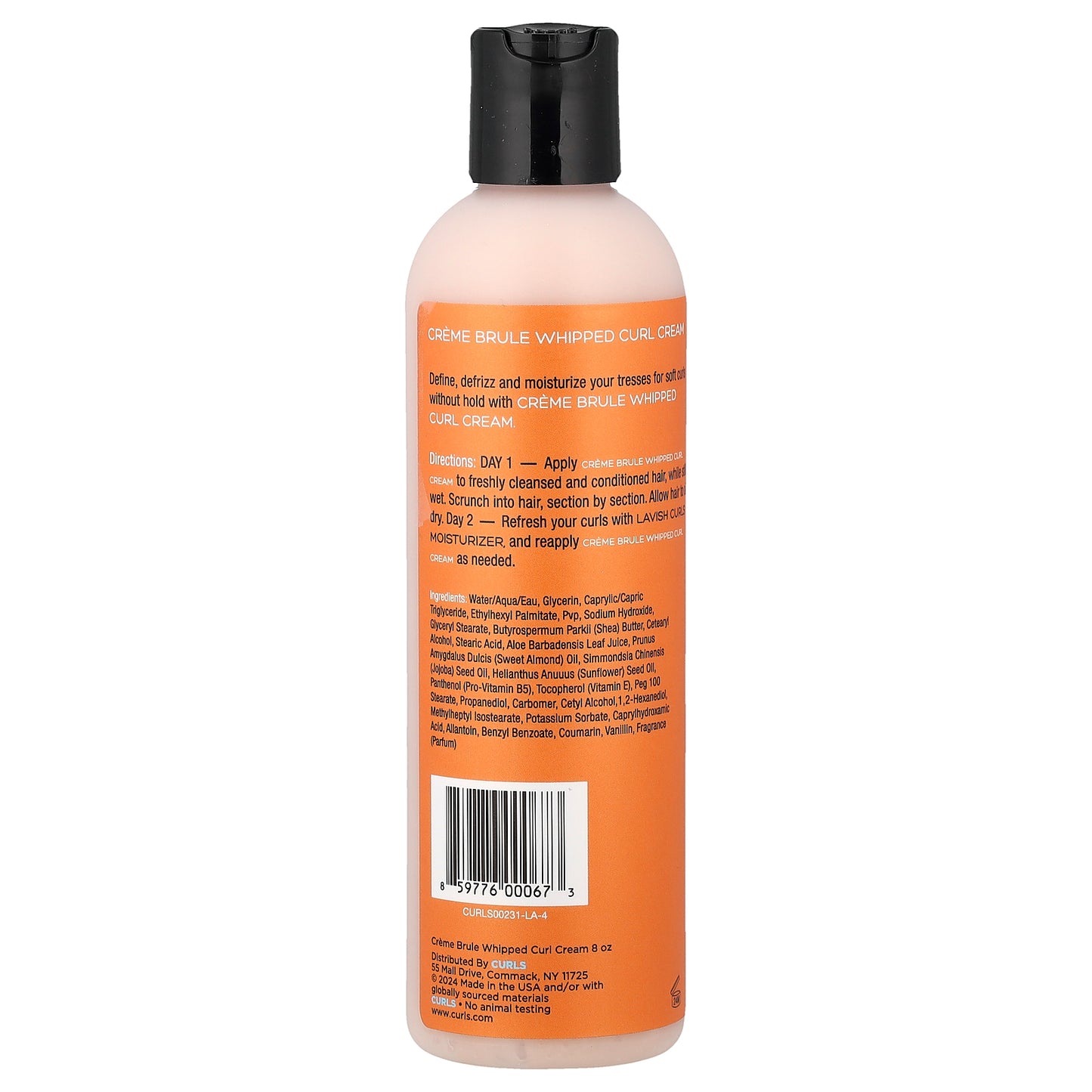 Curls, Whipped Curl Cream, Creme Brule, 8 fl oz (236 ml)