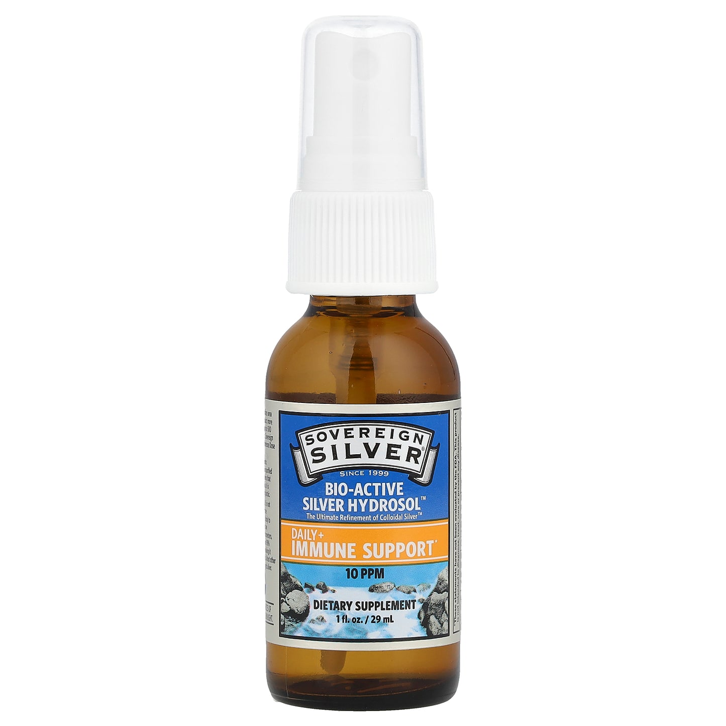 Sovereign Silver, Bio-Active Silver Hydrosol™, Fine Mist Spray, 10 ppm, 1 fl oz (29 ml)