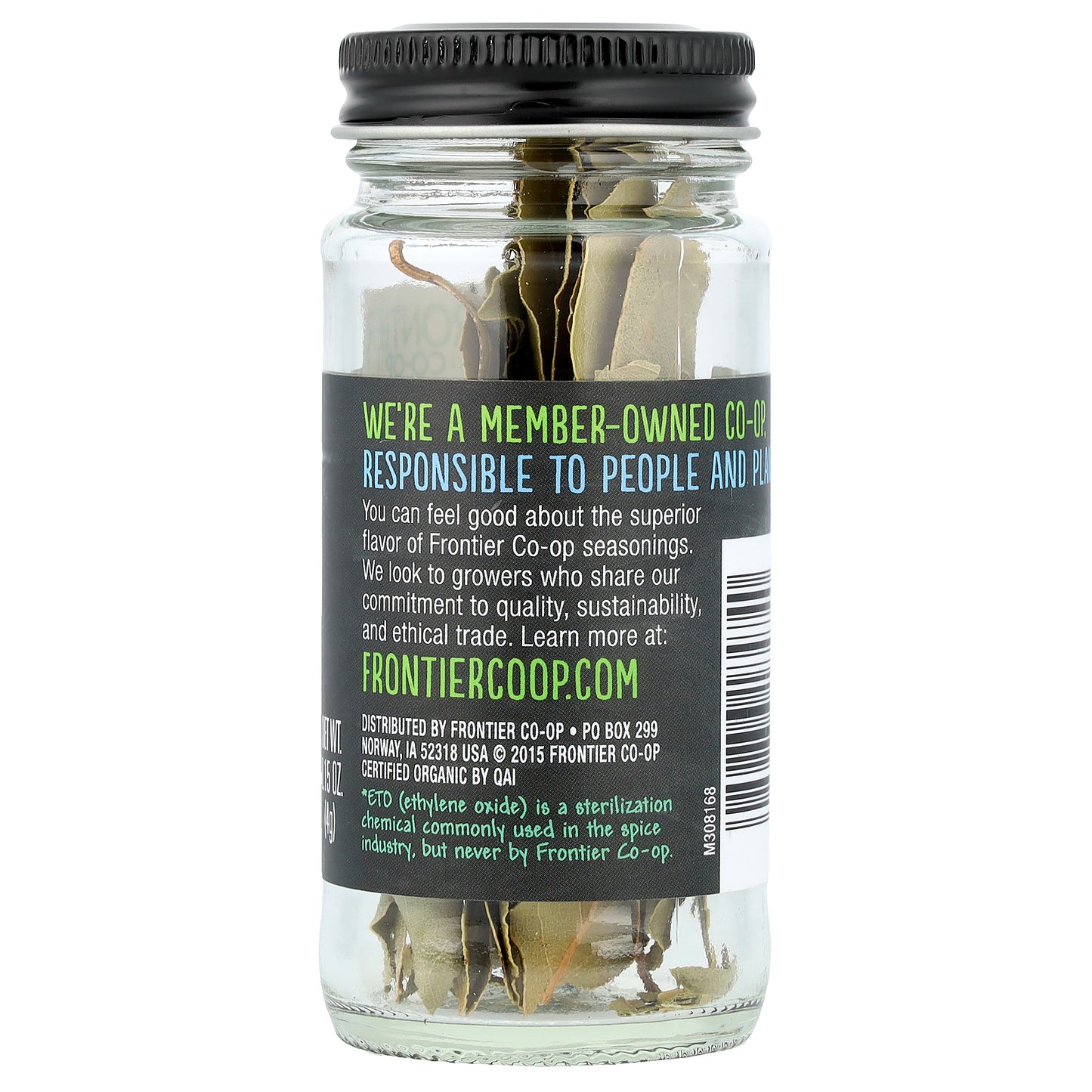 Frontier Co-op, Organic Bay Leaf, 0.15 oz (4 g)