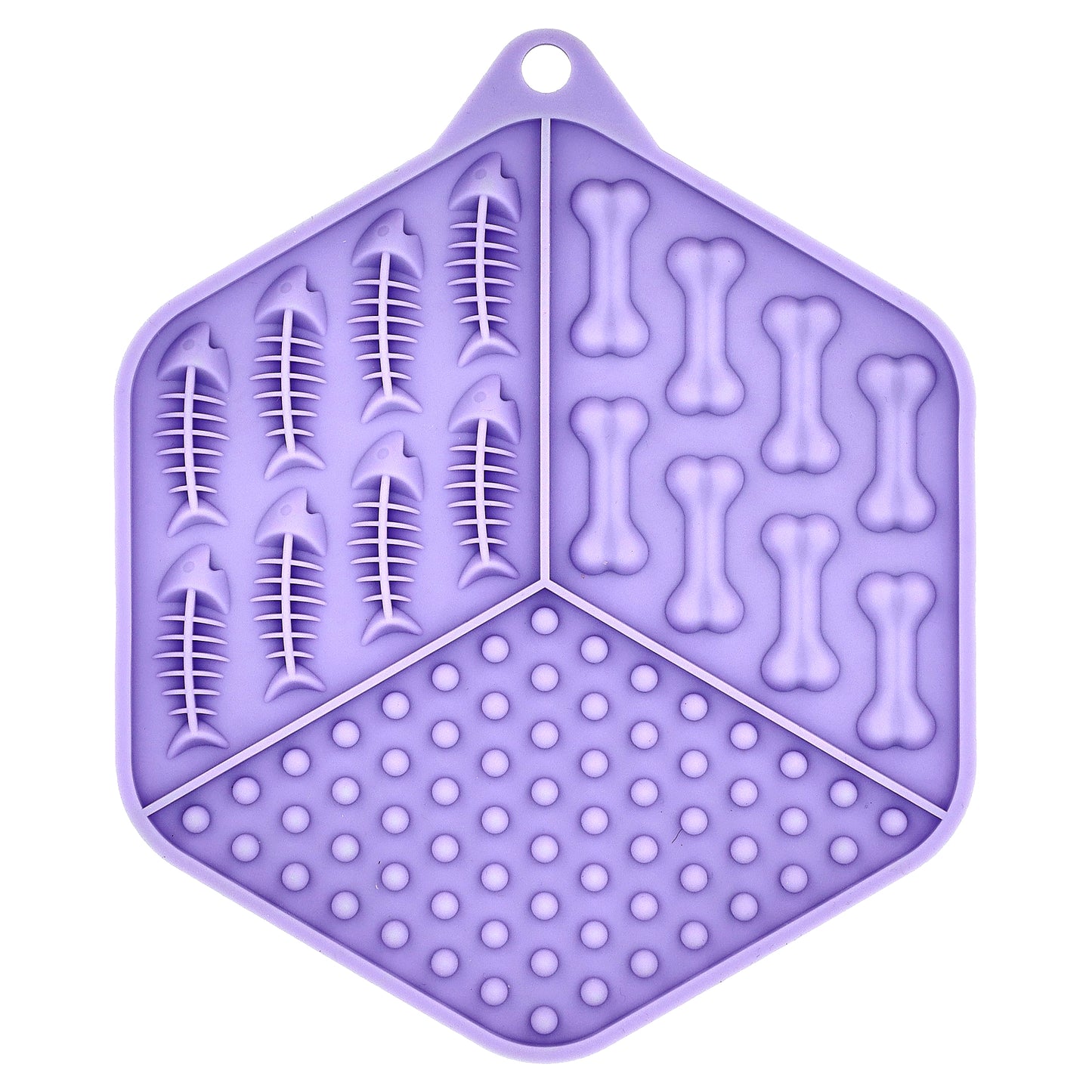 Spunky Pup, The Lick Pad, Dog & Cat, Hexagon, 1 Pad