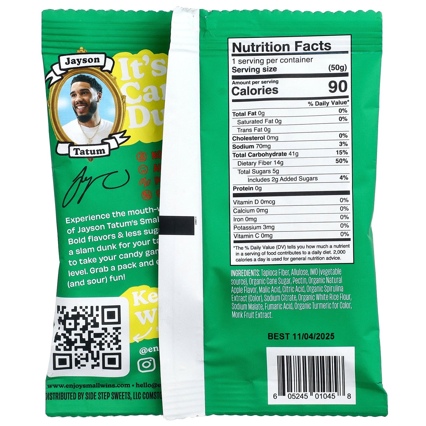 Enjoy Small Wins, Gummies, Sour Green Apple, 1.8 oz (50 g)