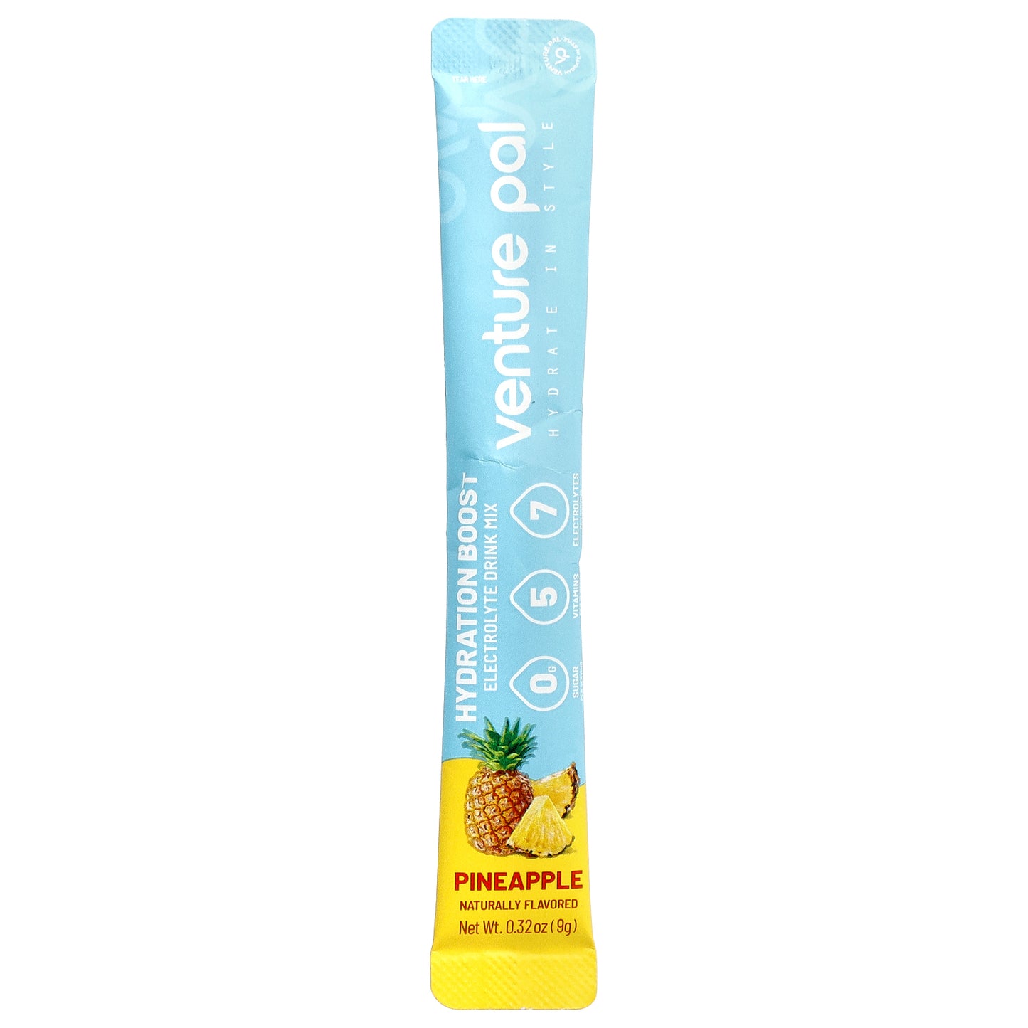 Venture Pal, Hydration Boost, Electrolyte Drink Mix, Pineapple, 16 Stick Packs, 0.32 oz (9 g) Each