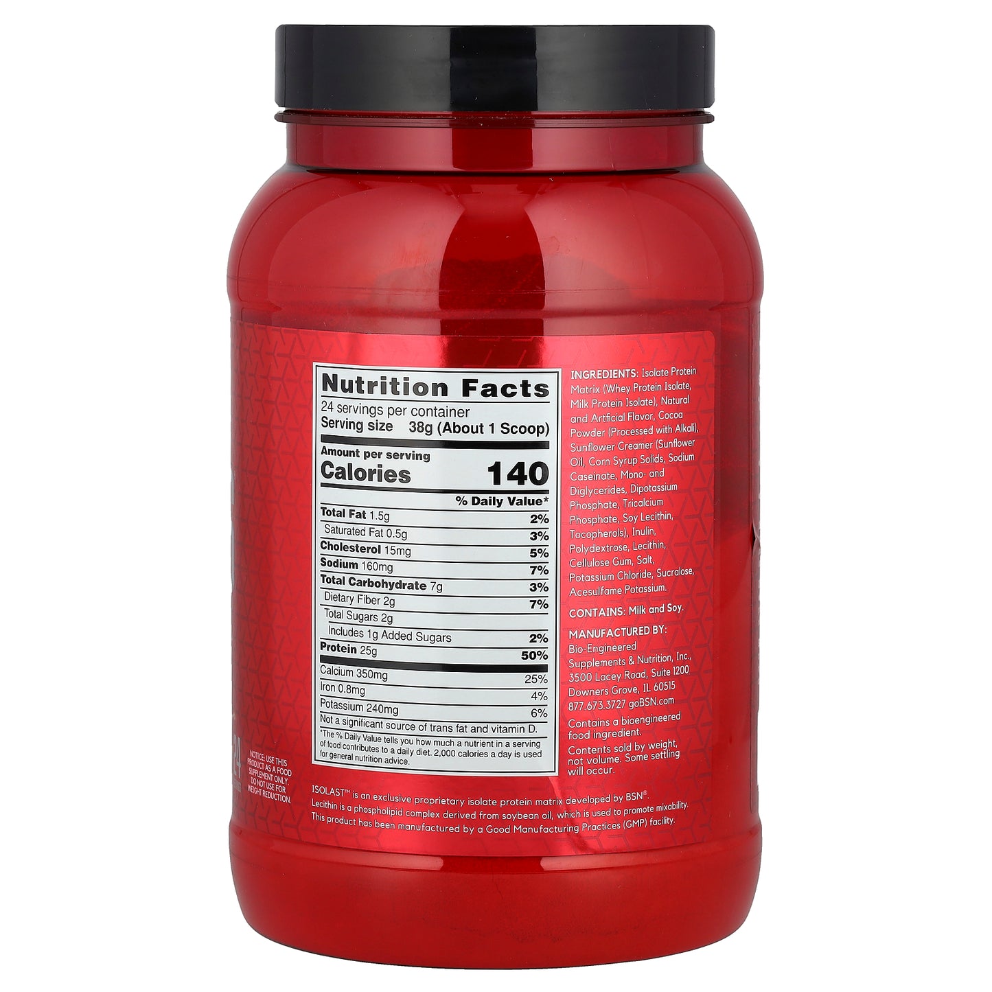 BSN, Syntha-6® Isolate, Protein Powder Drink Mix, Chocolate Milkshake, 2.01 lb (912 g)