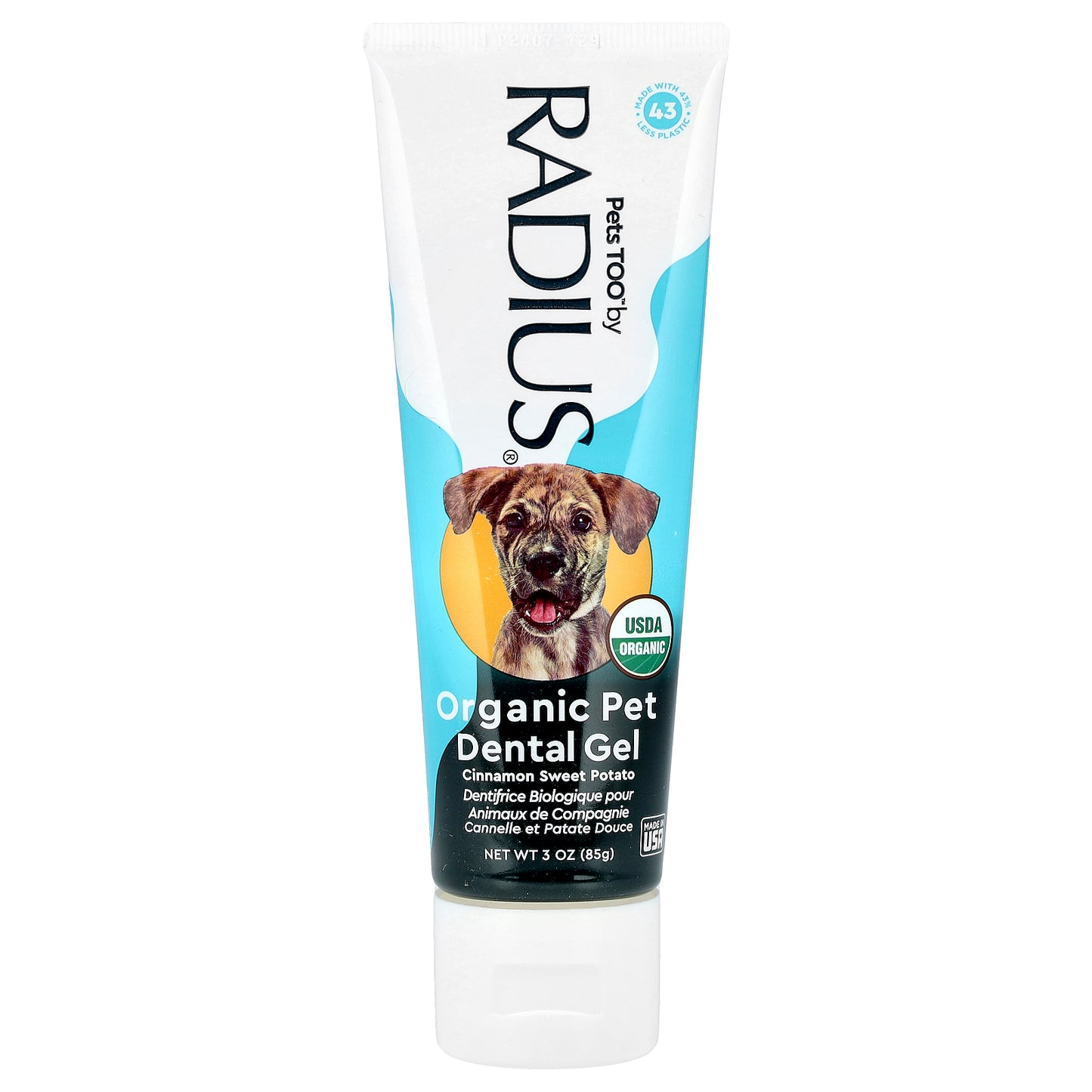 RADIUS, Organic Pet Dental Gel, Cinnamon Sweet Potato, 3 oz (85 g)