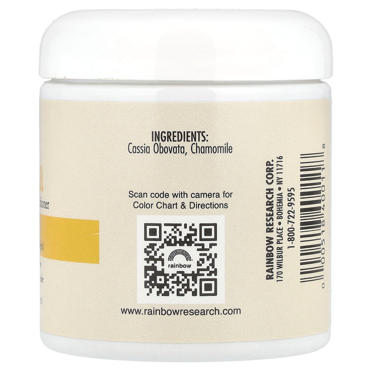 Rainbow Research, Henna, Hair Color and Conditioner, Blonde, 4 oz (113 g)