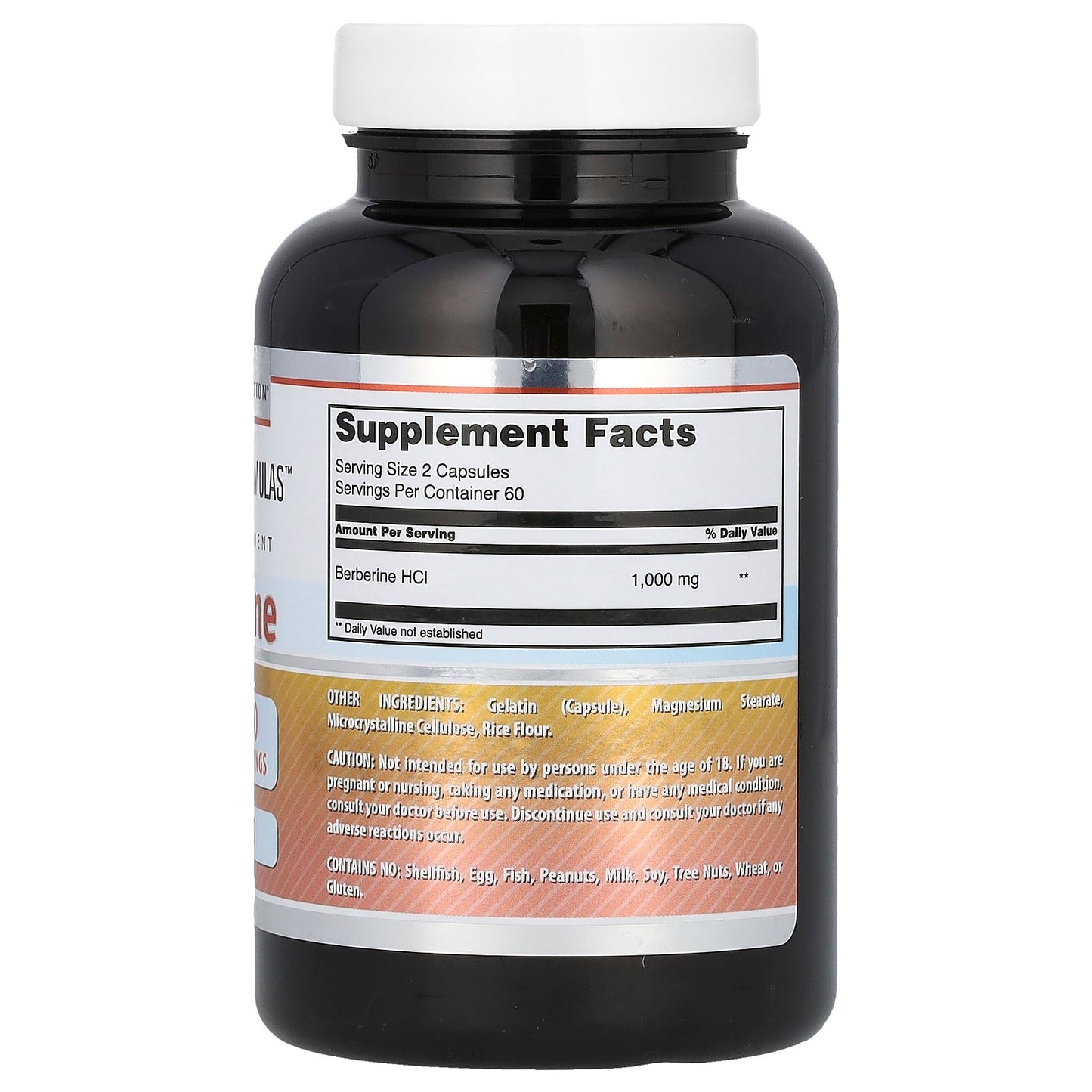 Amazing Nutrition, Berberine, 120 Capsules (500 mg per Capsule)