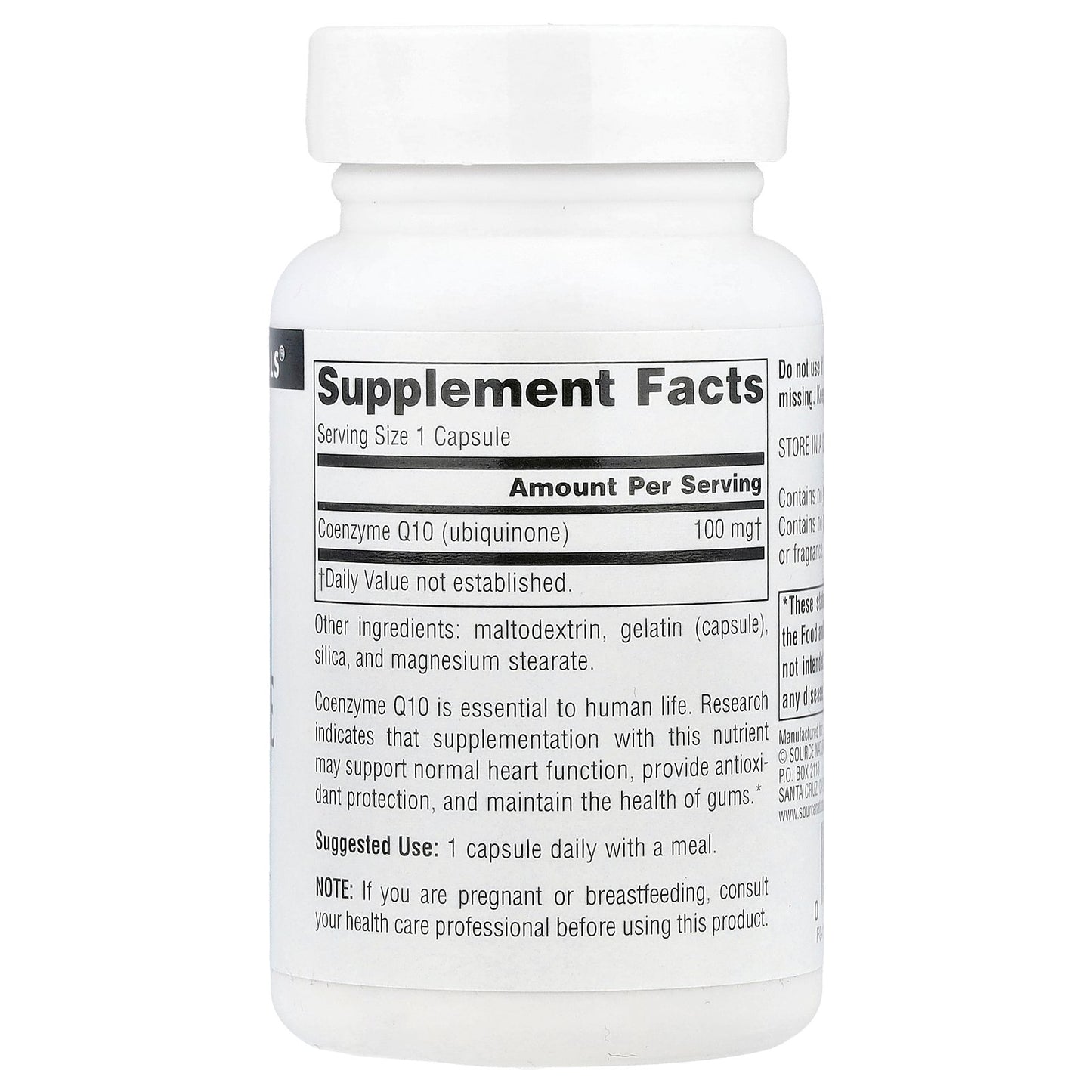 Source Naturals, Coenzyme Q10, 100 mg, 60 Capsules