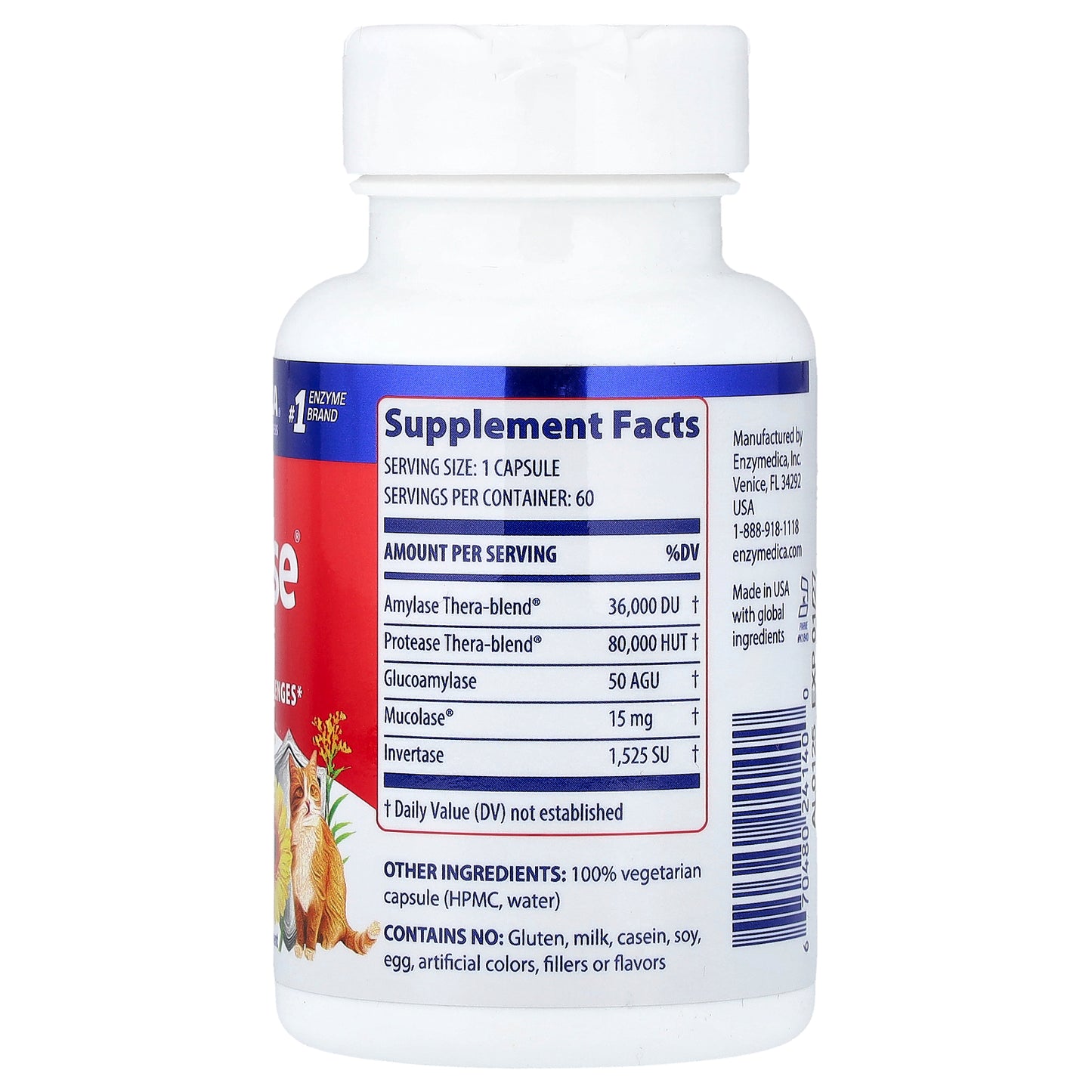 Enzymedica, Allerase®, 60 Capsules