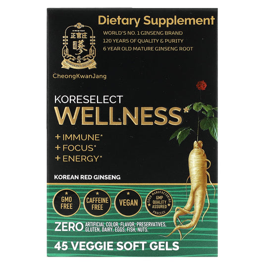 CheongKwanJang, Koreselect, Wellness, 45 Veggie Soft Gels