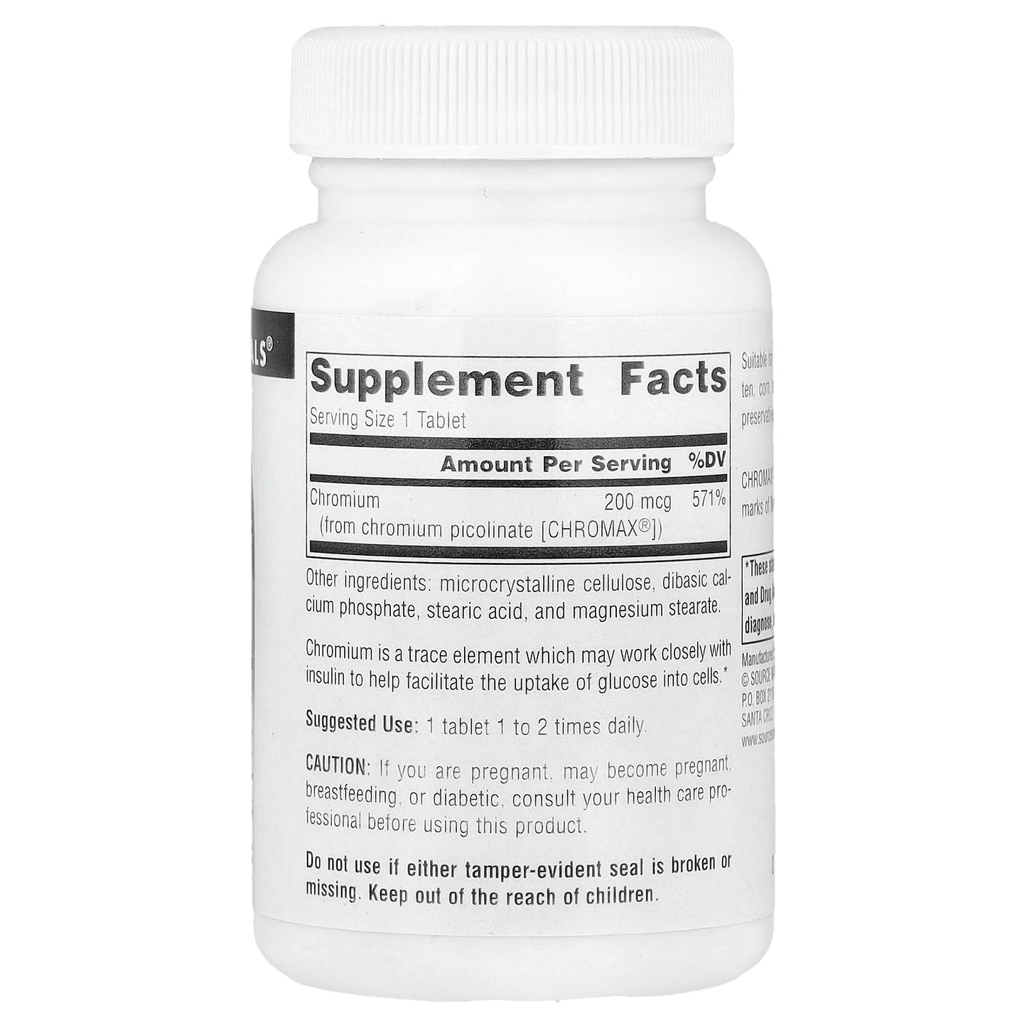 Source Naturals, Chromium Picolinate, 200 mcg, 240 Tablets