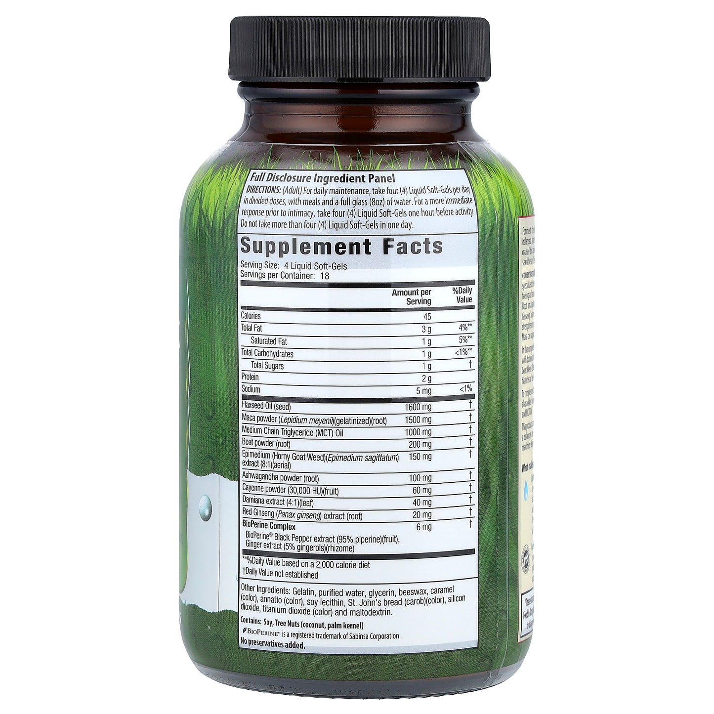 Irwin Naturals, Concentrated Maca Root and Ashwagandha, 75 Liquid Soft-Gels