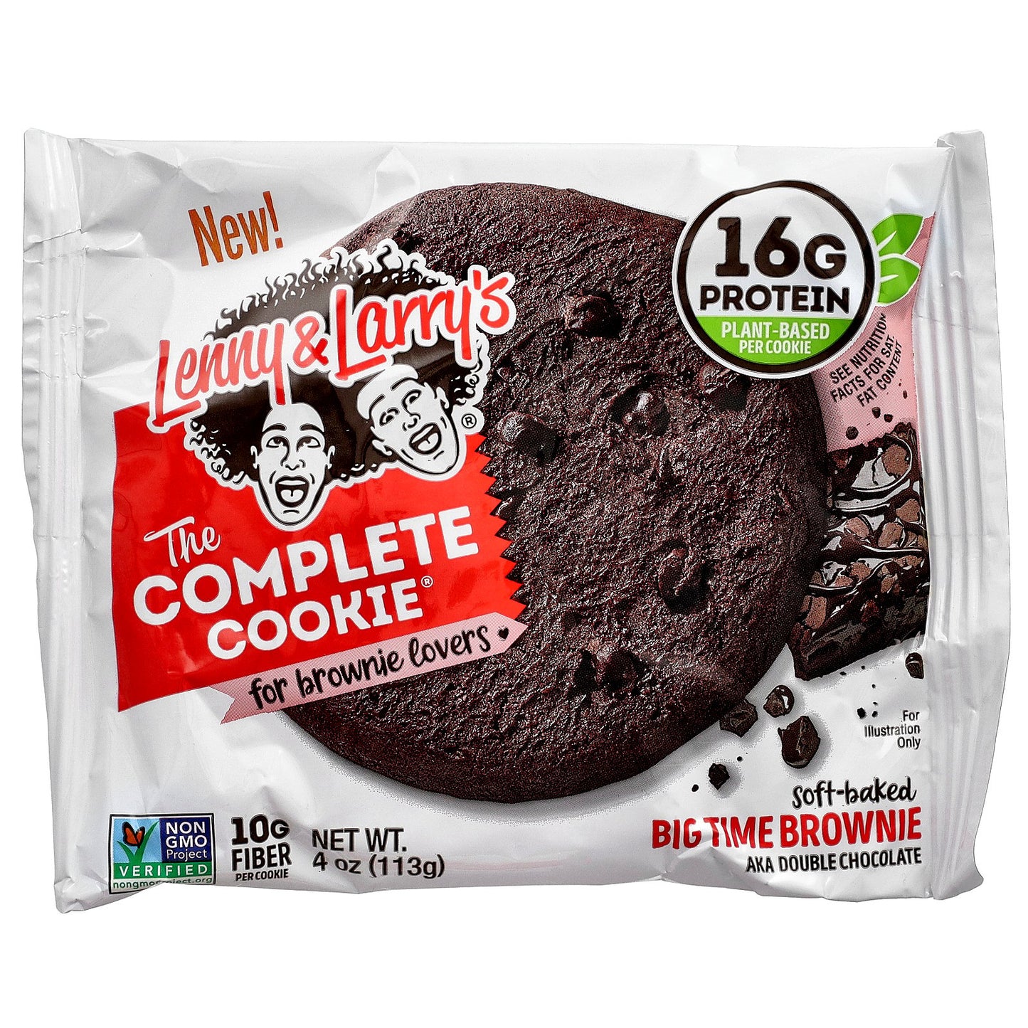 Lenny & Larry's, The Complete Cookie®, Big Time Brownie, 12 Cookies, 4 oz (113 g) Each