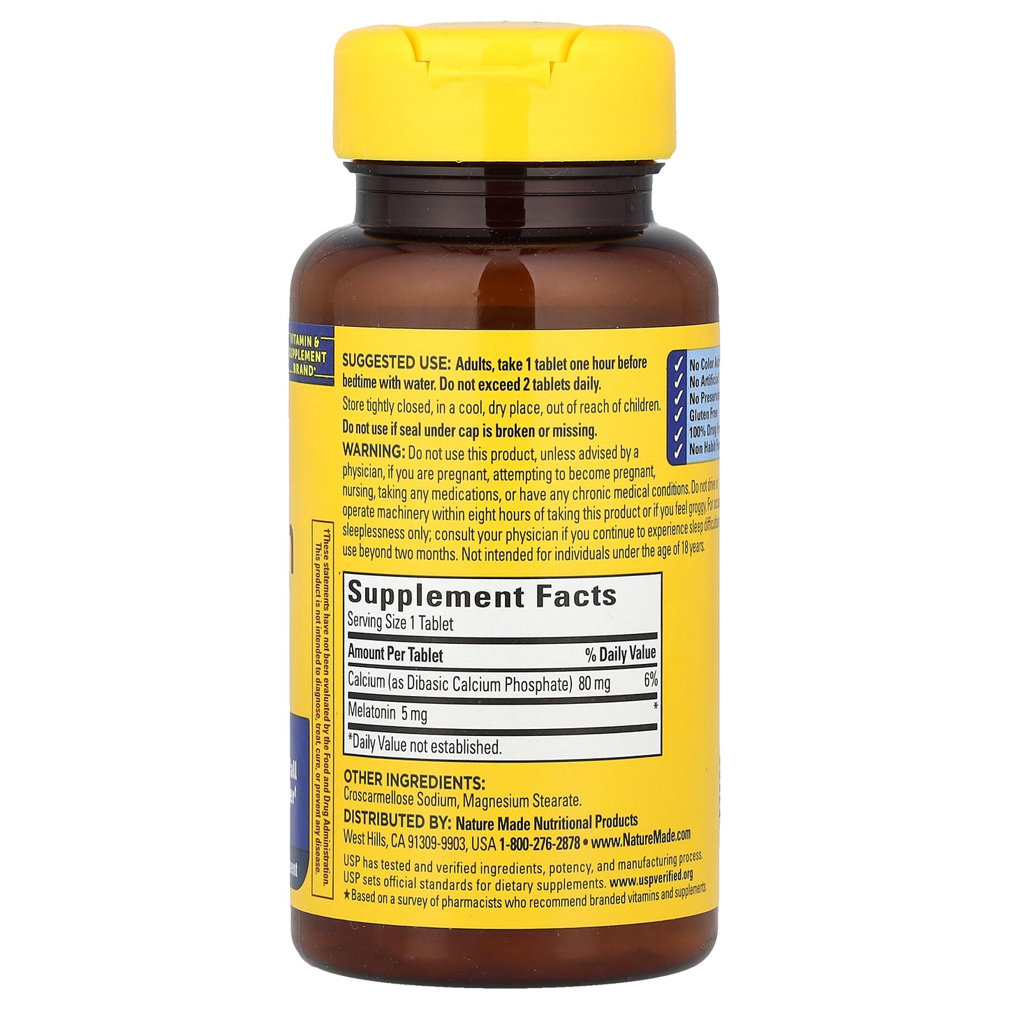 Nature Made, Melatonin, 90 Tablets