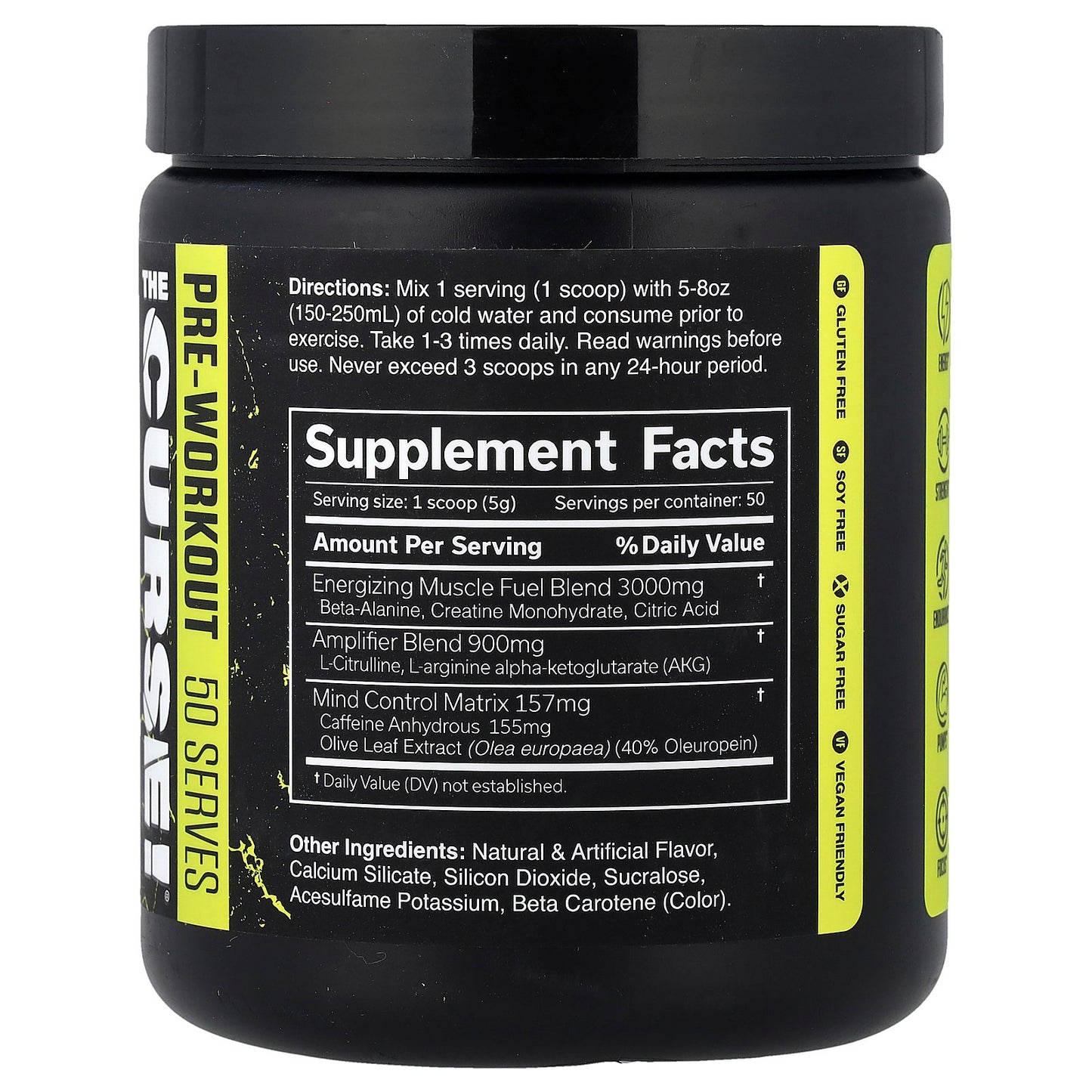 JNX Sports, The Curse!®, Pre-Workout, Lemon Rush, 8.8 oz (250 g)
