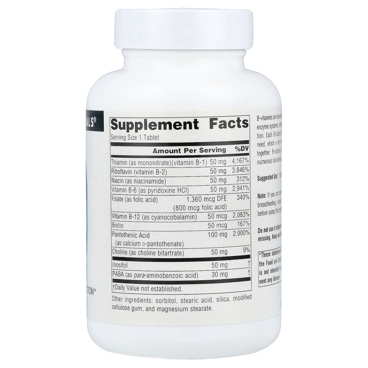 Source Naturals, B-50 Complex, 100 Tablets