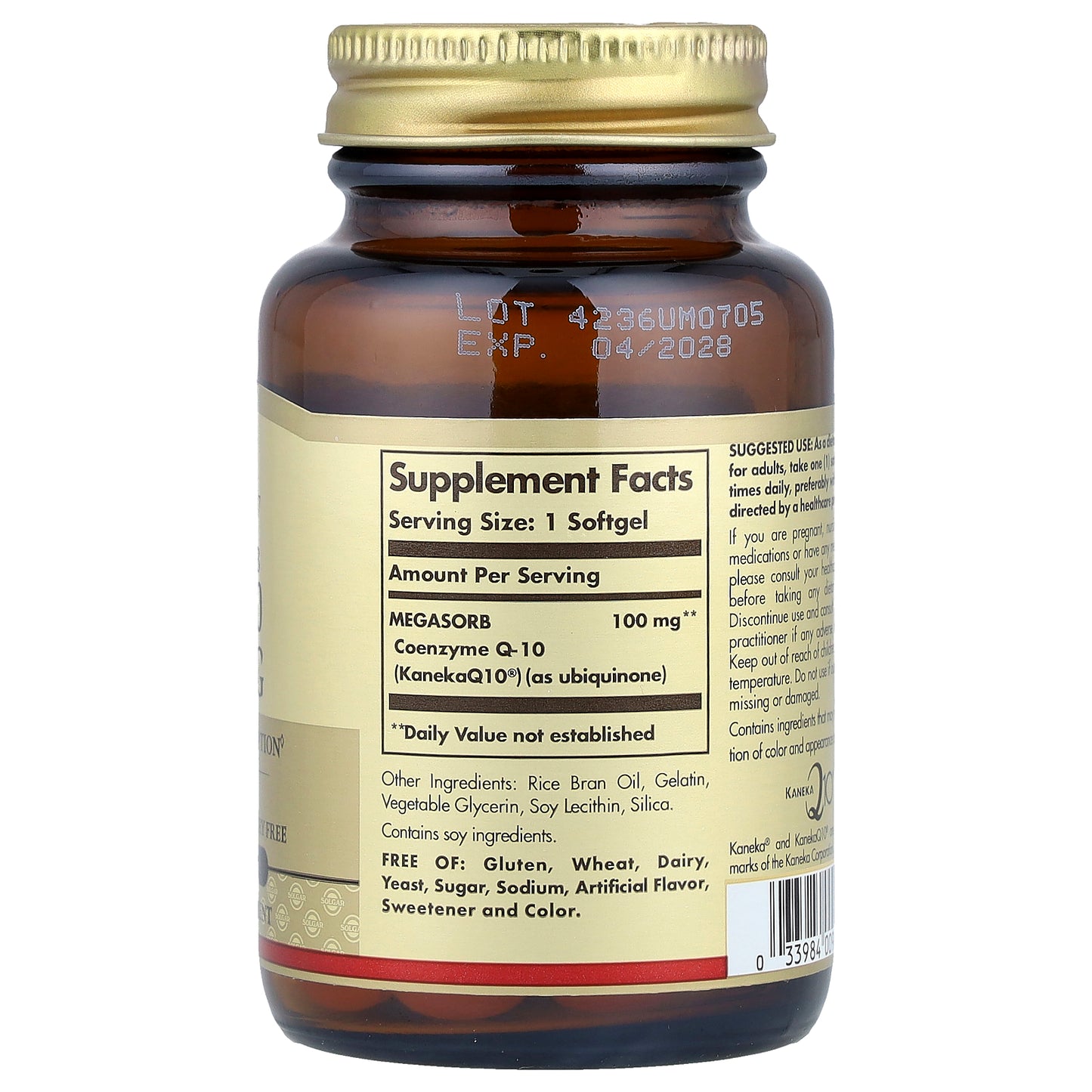 Solgar, Megasorb CoQ-10, 100 mg, 90 Softgels