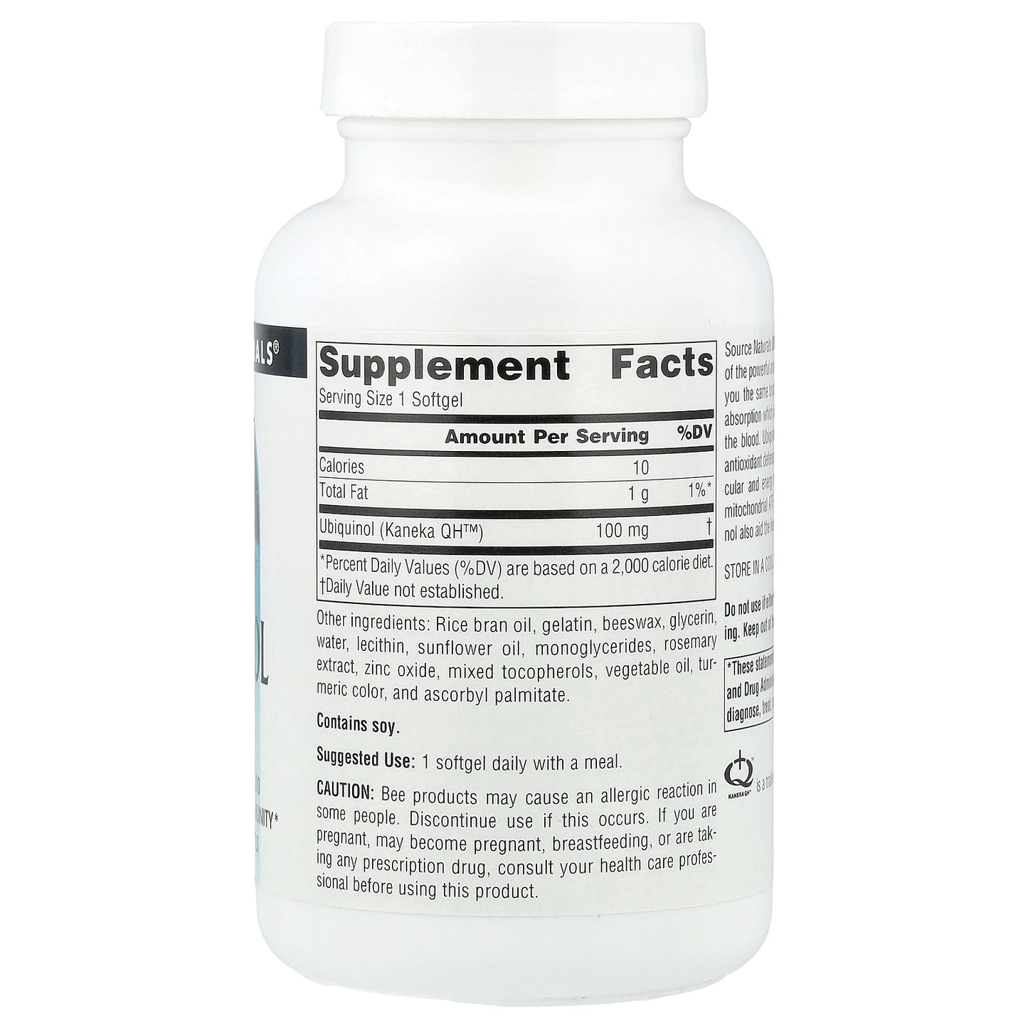 Source Naturals, Ubiquinol CoQH, 100 mg, 90 Softgels