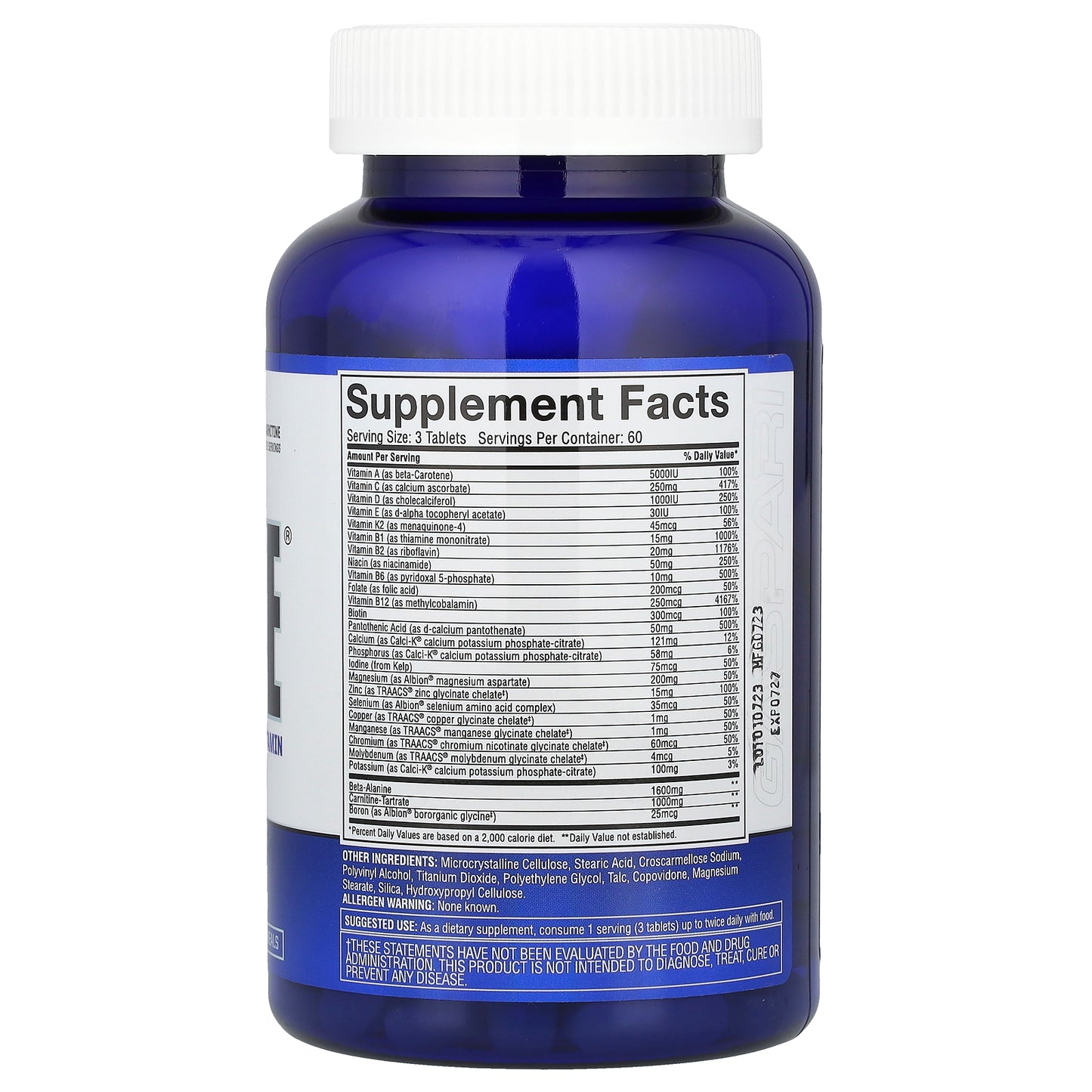 Gaspari Nutrition, ANAVITE®, The Ultimate Performance Multi-Vitamin, 180 Tablets