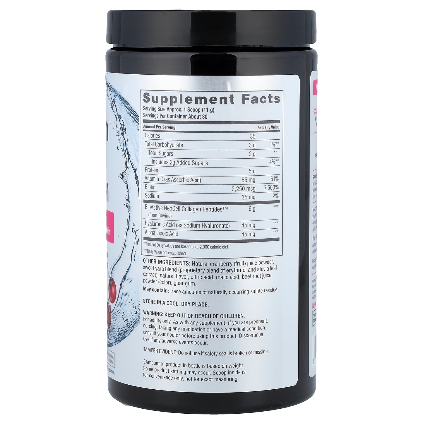 NeoCell, Collagen Beauty Infusion Drink Mix, Cranberry Cocktail, 11.6 oz (330 g)