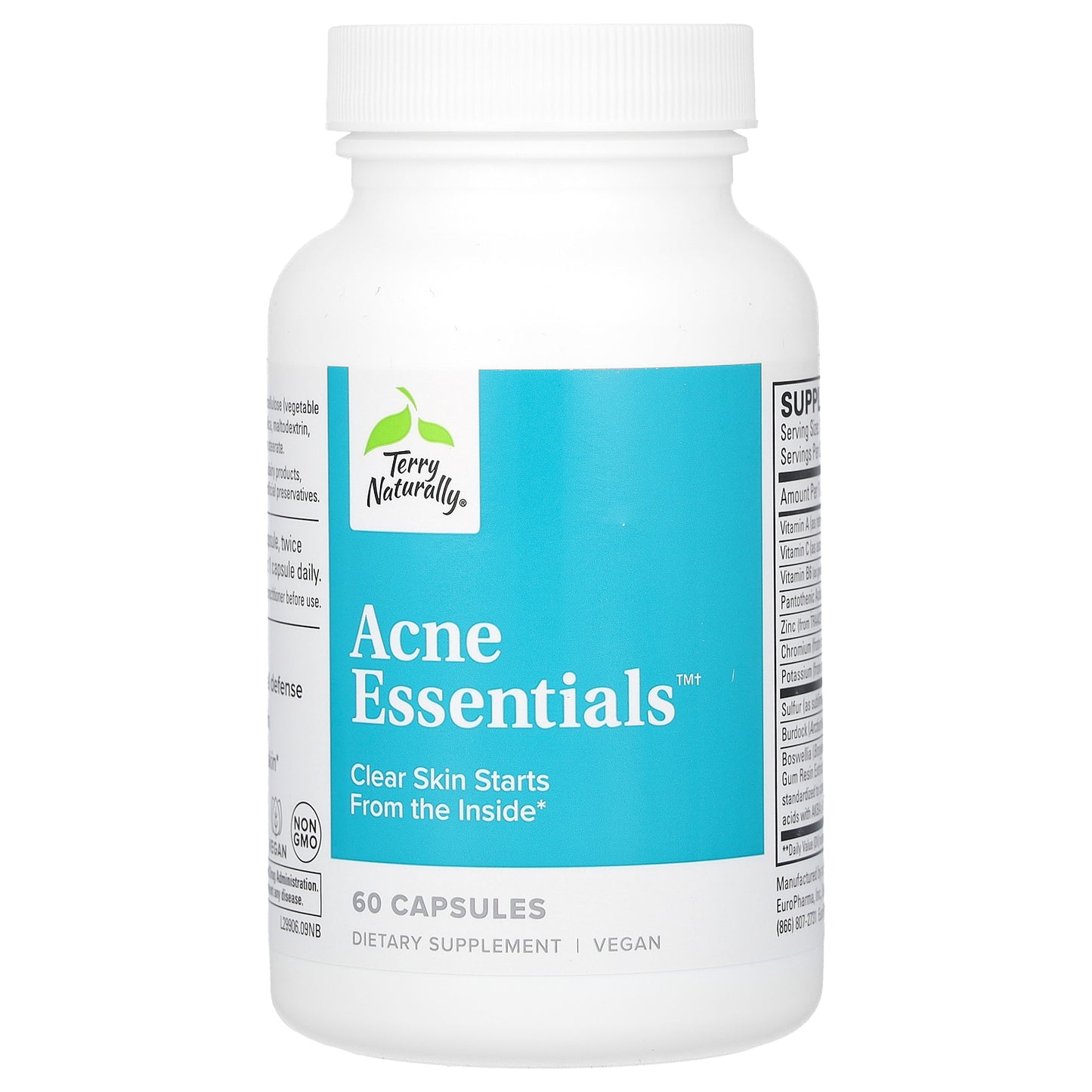 Terry Naturally, Acne Essentials, 60 Capsules