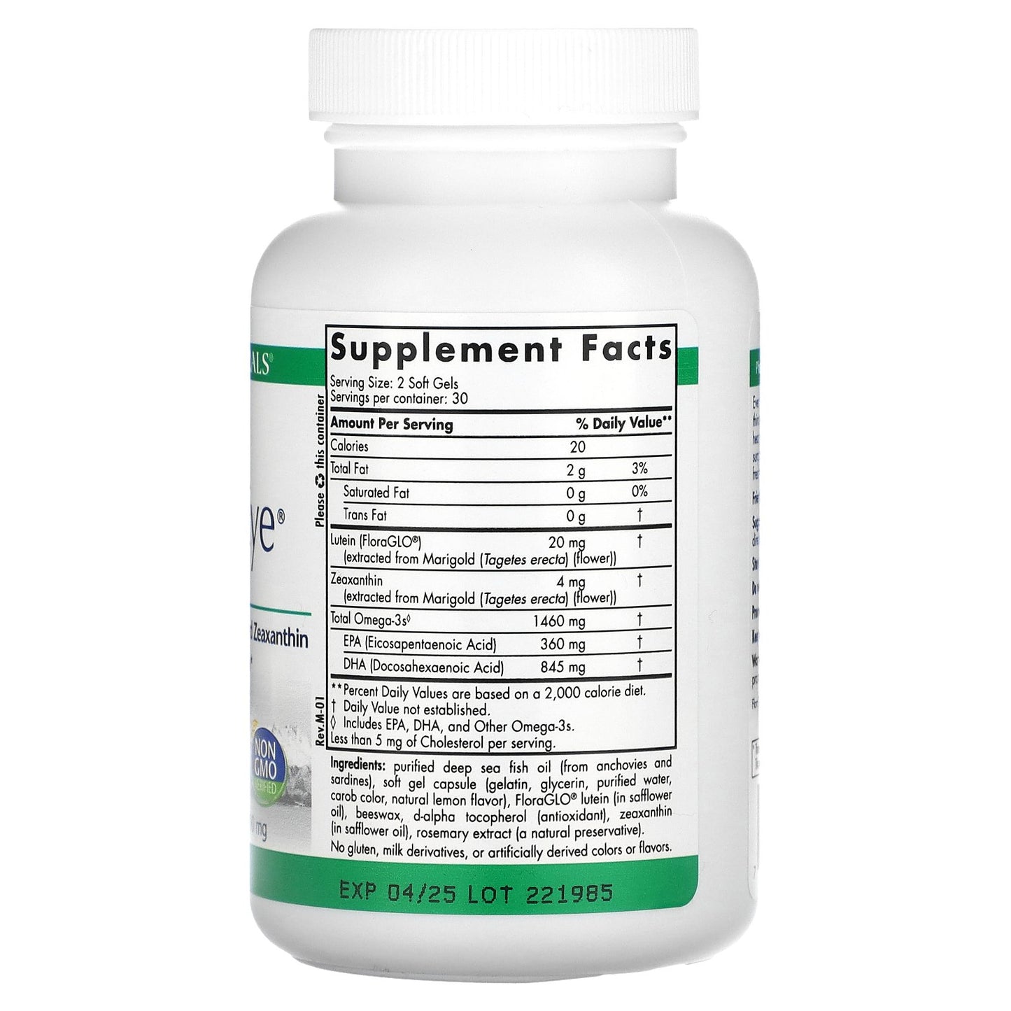 Nordic Naturals, ProDHA Eye, 60 Soft Gels