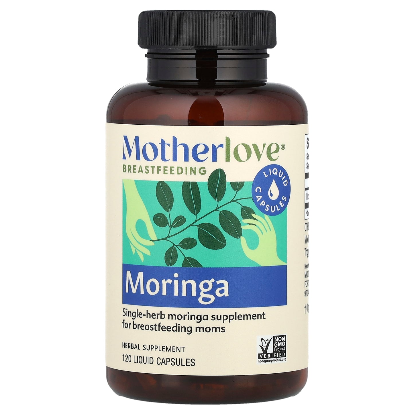 Motherlove, Breastfeeding, Moringa, 120 Liquid Capsules (579 mg per Capsule)