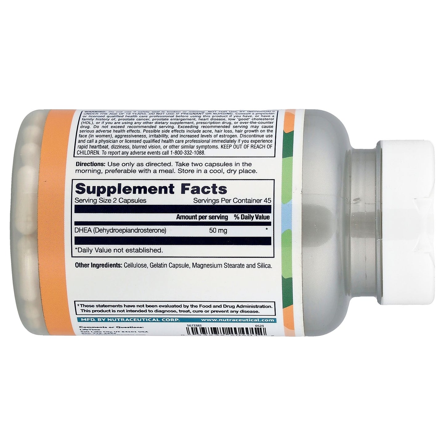 LifeTime Vitamins, DHEA, 90 Capsules (25 mg per Capsule)