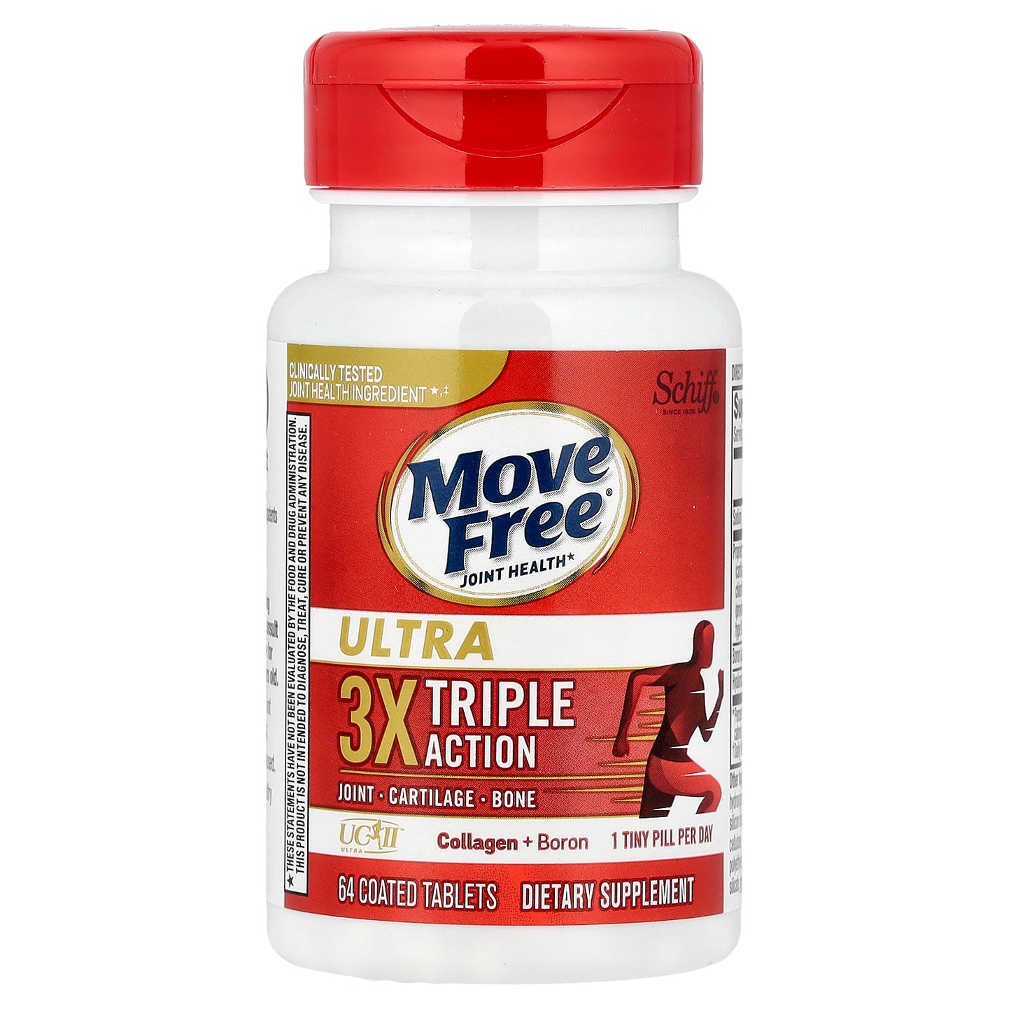 Schiff, Move Free Joint Health, Ultra, Triple Action, 64 Coated Tablets