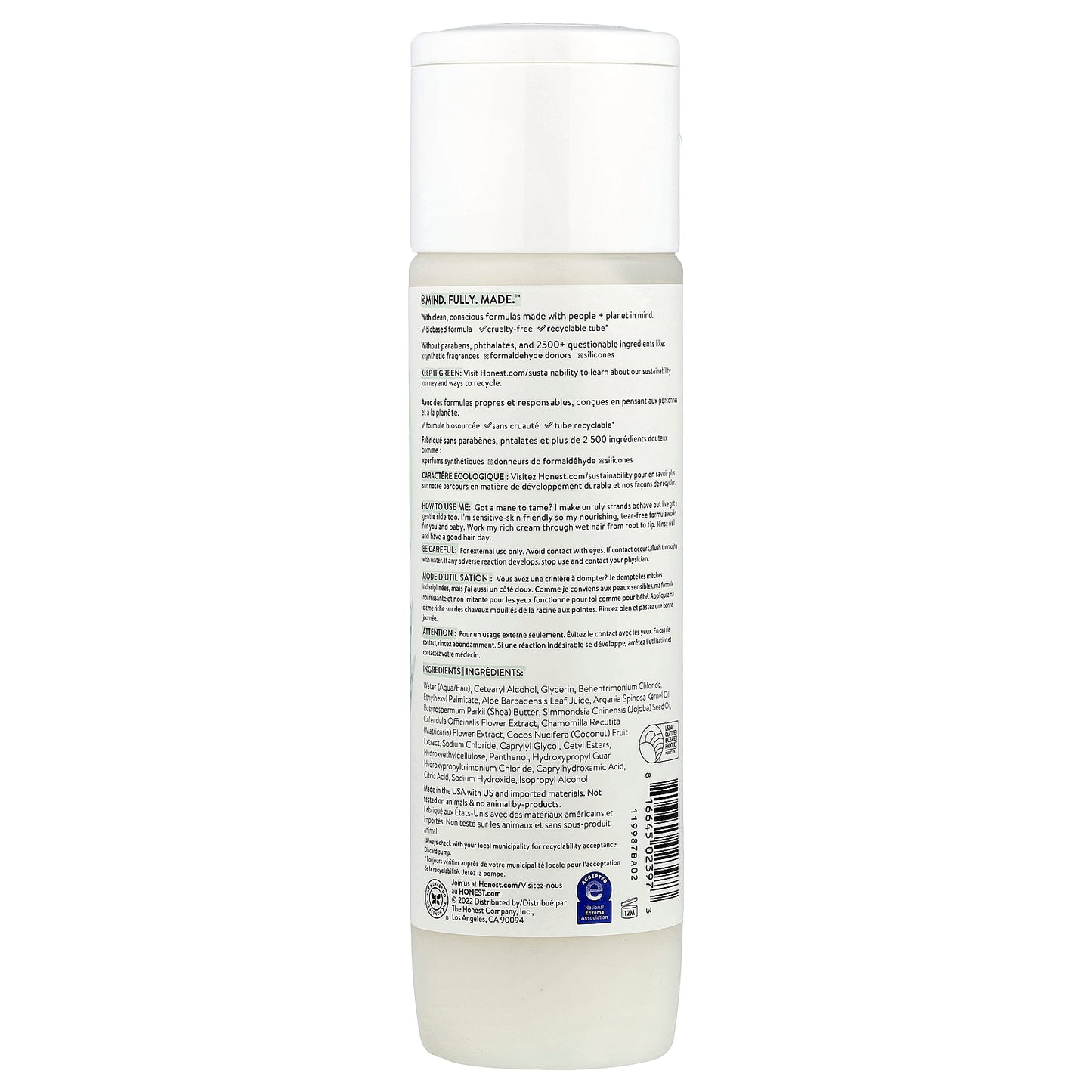 The Honest Company, Sensitive™ Conditioner, Fragrance Free, 10 fl oz (295 ml)