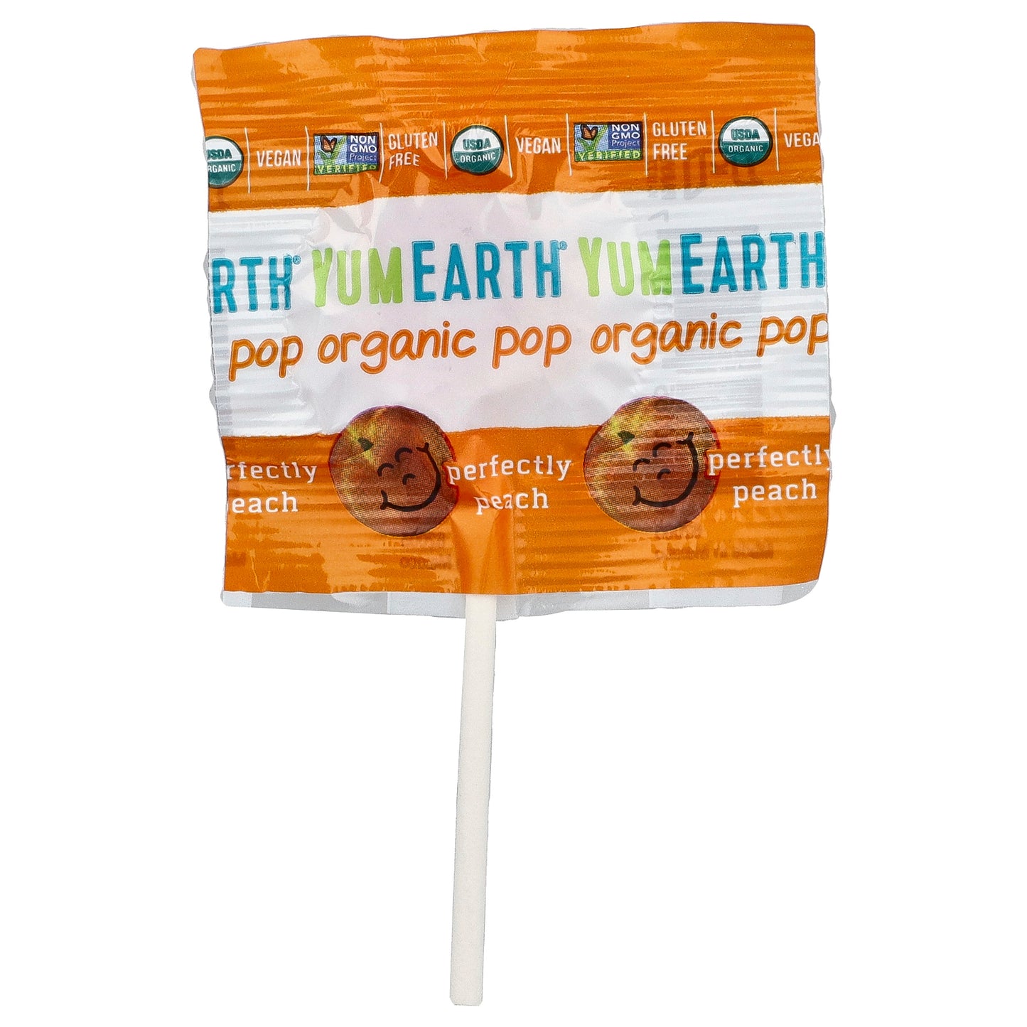 YumEarth, Organic Pops, Pomegranate, Watermelon, Peach, Strawberry, 6 oz (170 g)