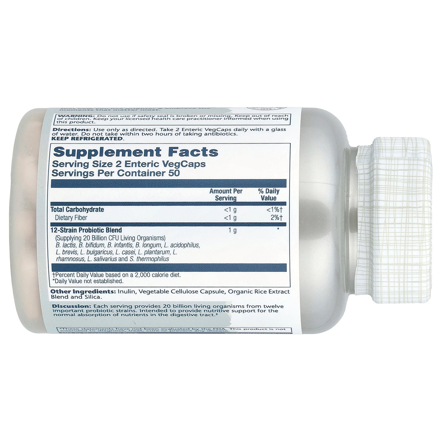 Solaray, Multidophilus™ Probiotic, 100 VegCaps