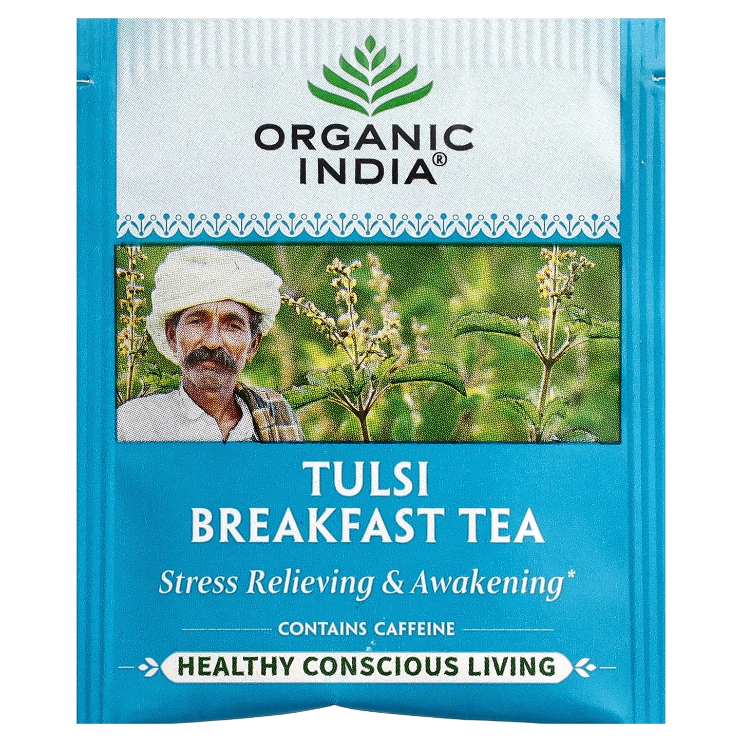 Organic India, Tulsi Breakfast Tea, 18 Infusion Bags, 1.08 oz (30.6 g)