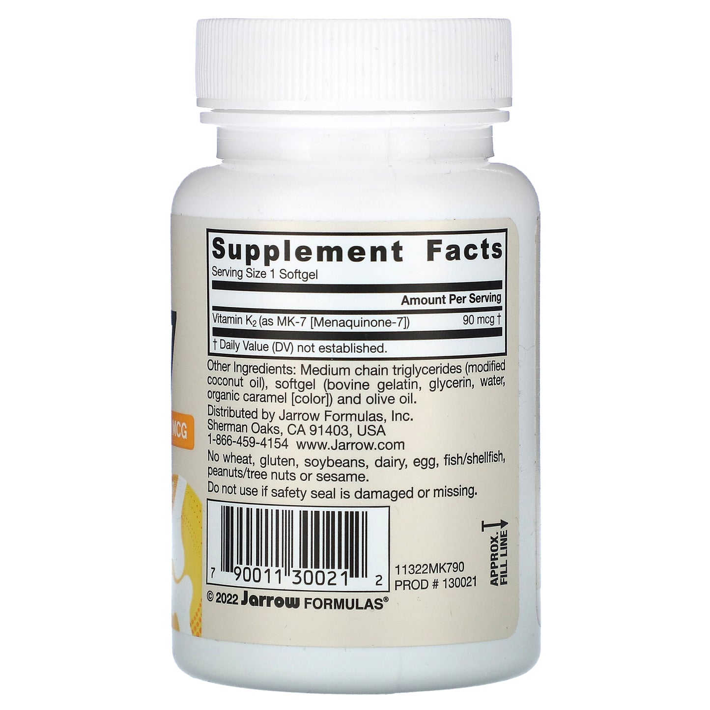 Jarrow Formulas, MK-7, 90 mcg, 90 Softgels