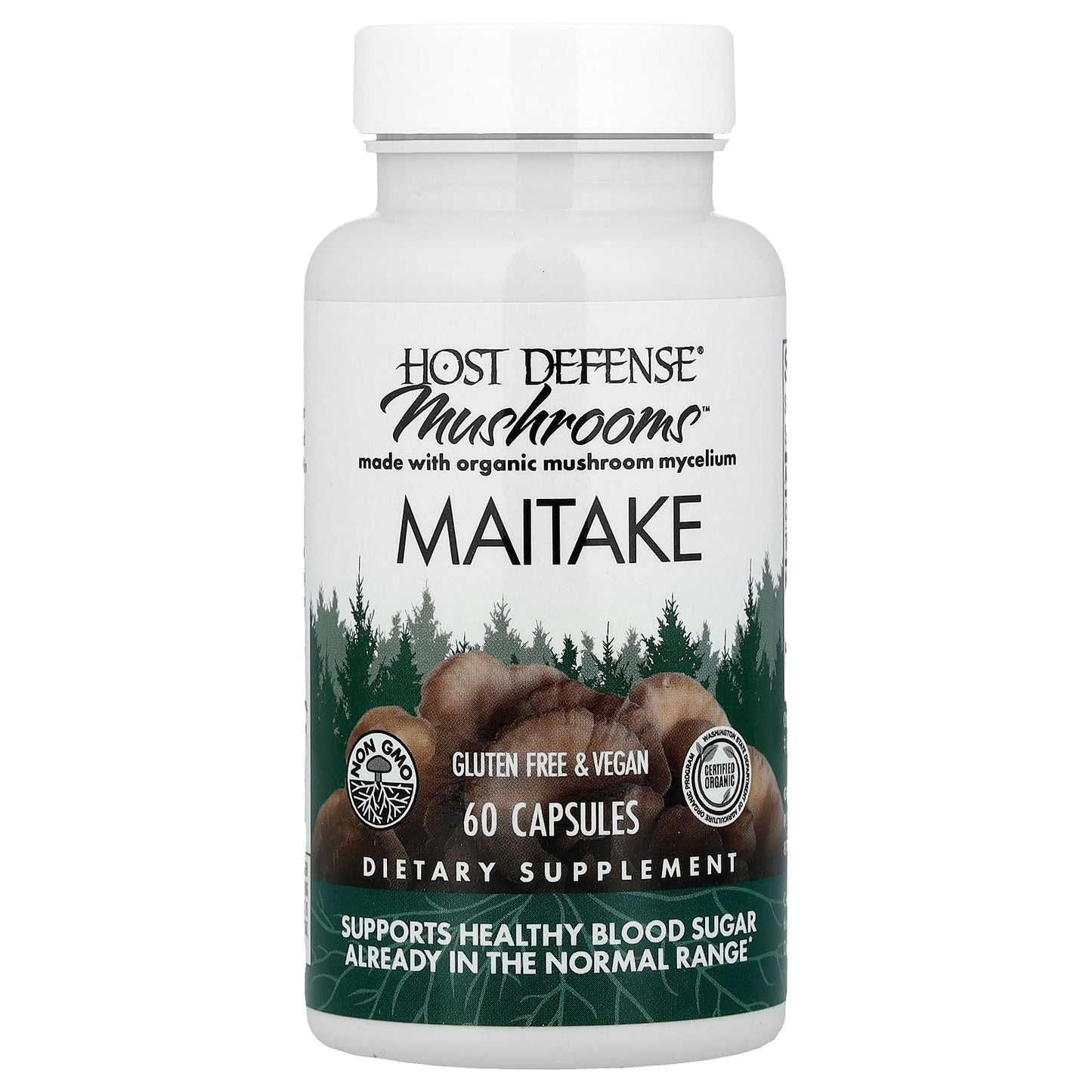 Host Defense, Mushrooms™, Maitake, 60 Capsules