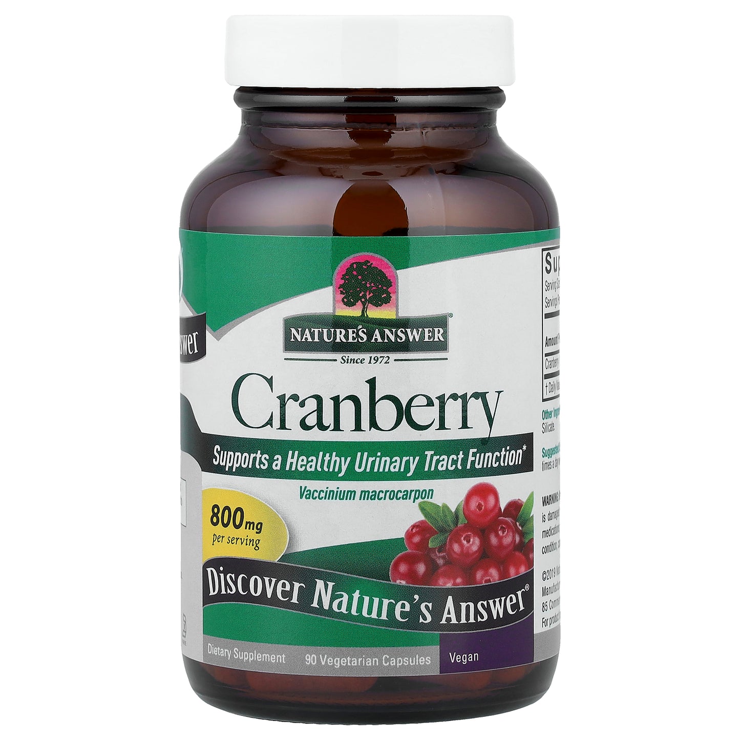 Nature's Answer, Cranberry, 90 Vegetarian Capsules (400 mg per Capsule)