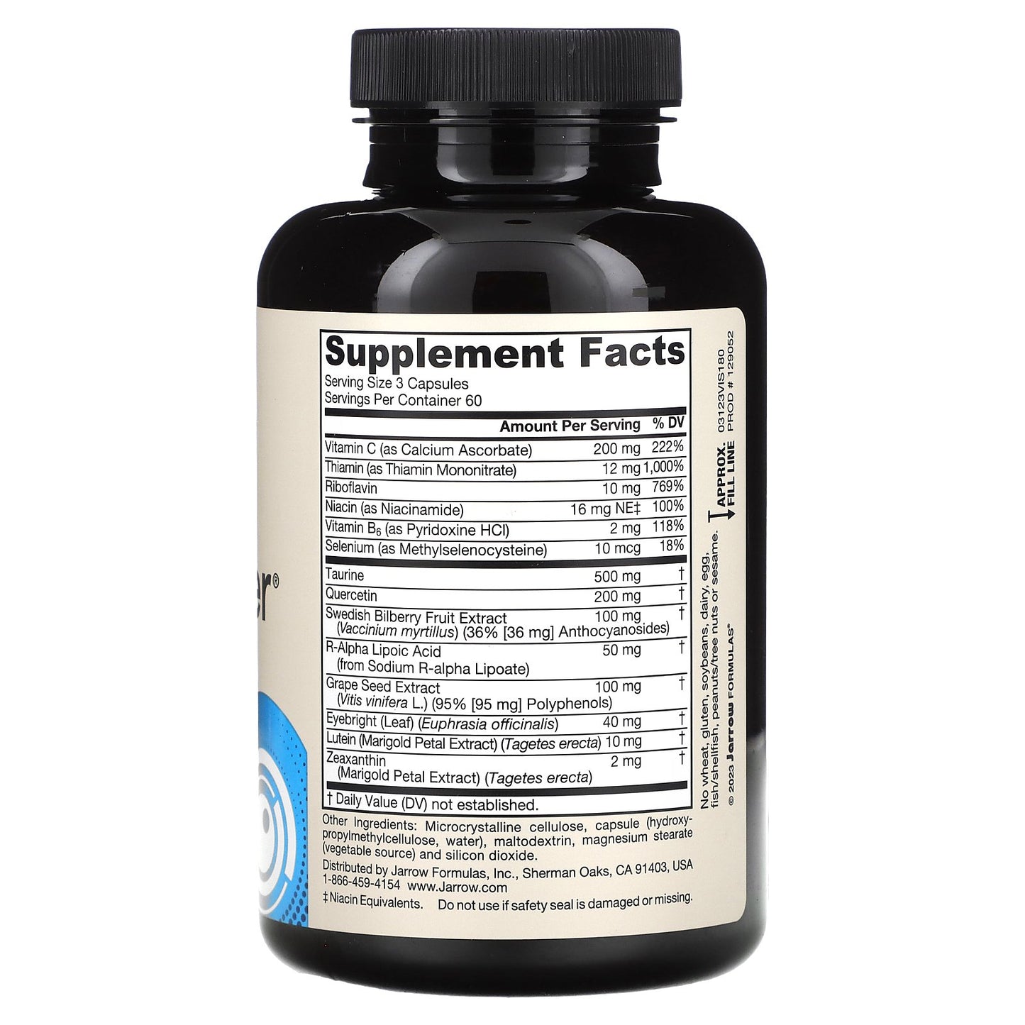 Jarrow Formulas, Vegan Vision Optimizer, 180 Veggie Capsules