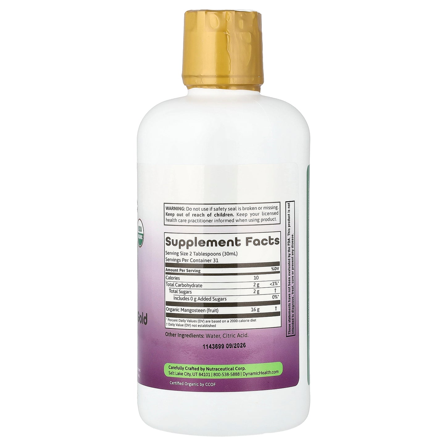 Dynamic Health, Mangosteen Gold, 32 fl oz (946 ml)