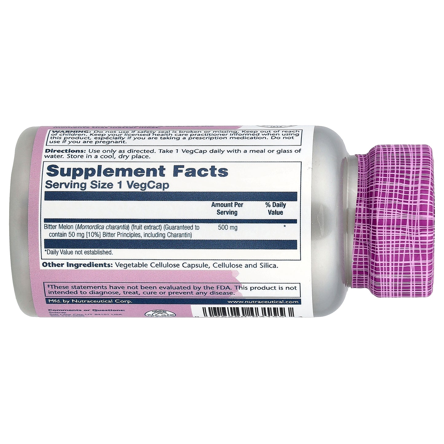 Solaray, Vital Extracts, Bitter Melon, 500 mg, 30 VegCaps