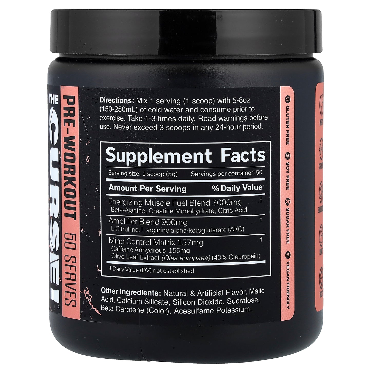 JNX Sports, The Curse!®, Pre-Workout, Peach Rings, 8.8 oz (250 g)